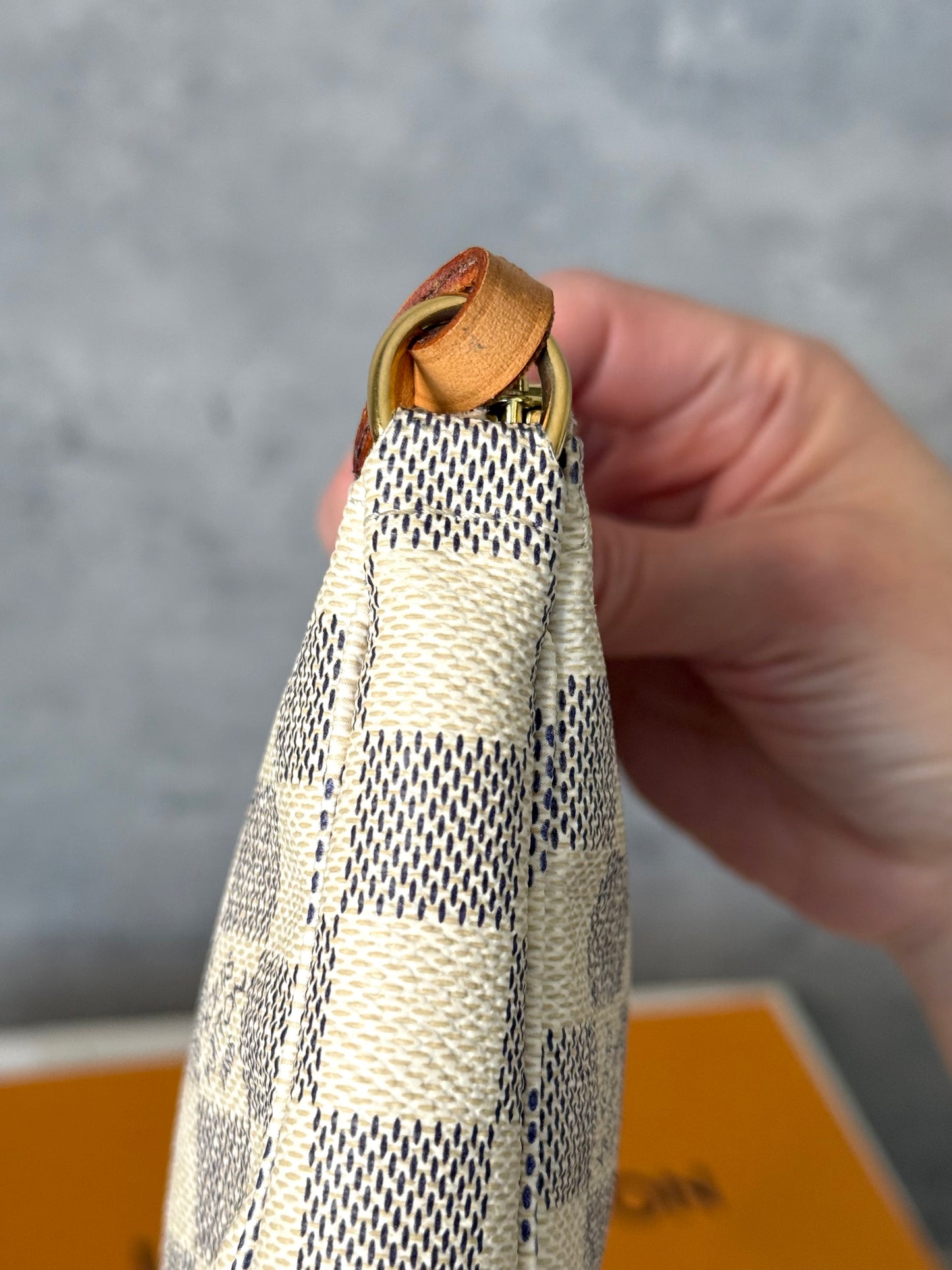 LV Damier Azur Pochette Accessories
