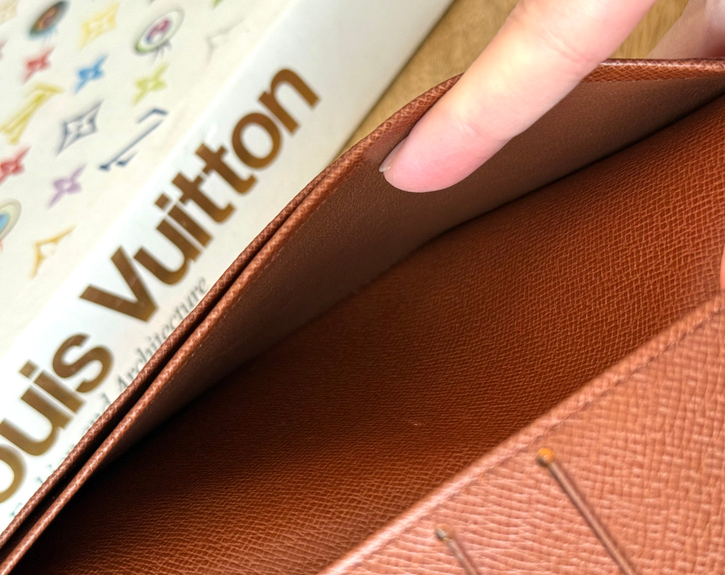 LV Checkbook/Planner Cover