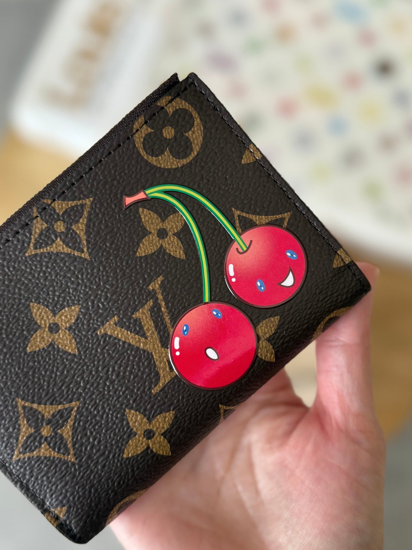 LV x TM Lisa Wallet Cerise
