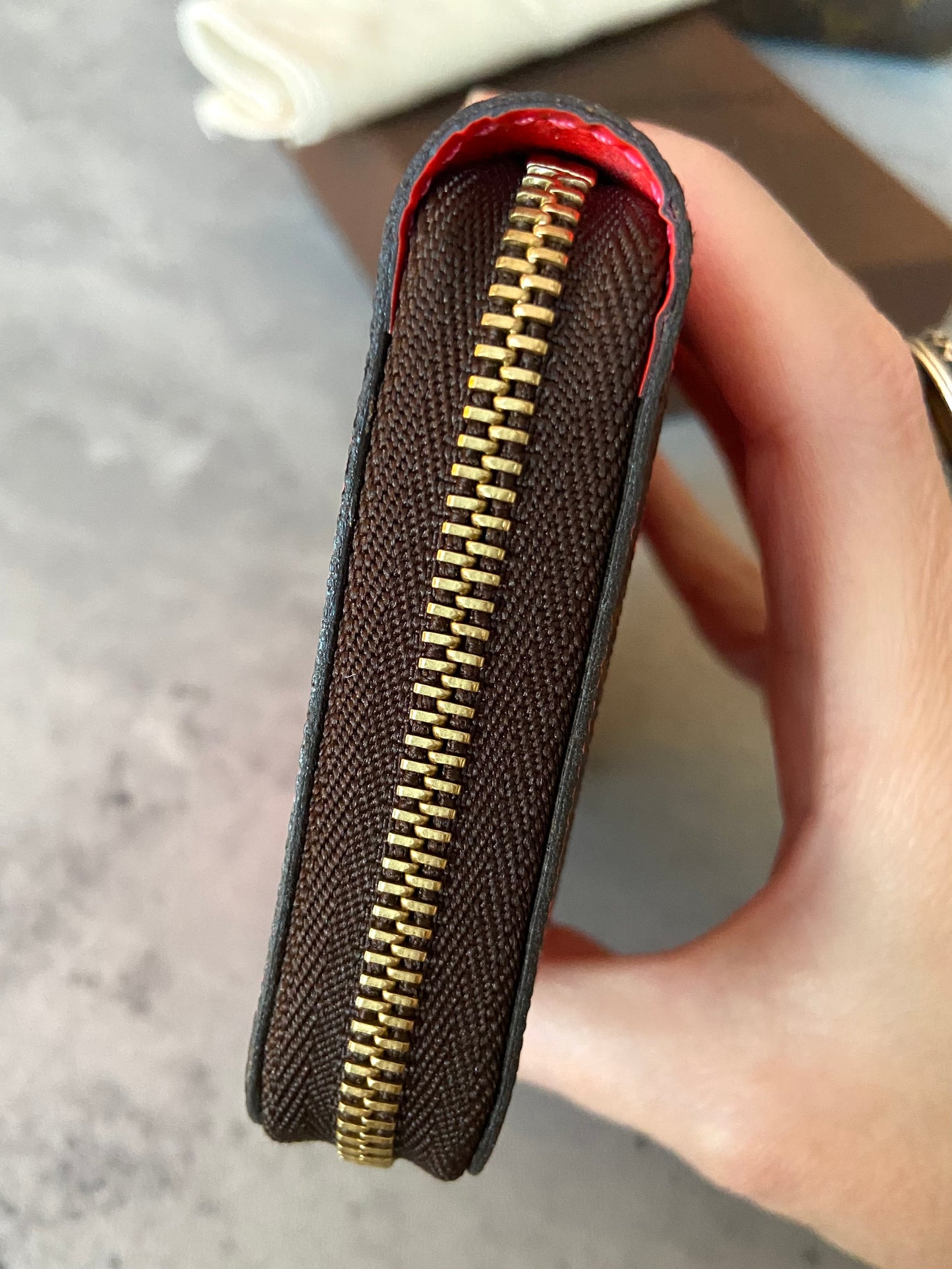 LV Zippy Coin Graffiti