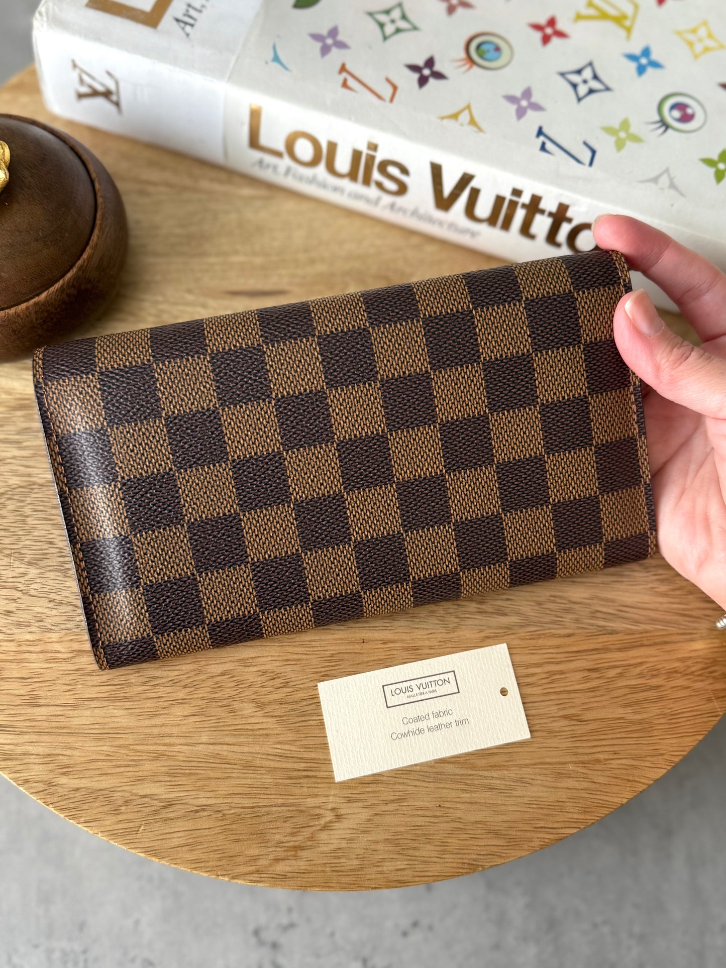 LV Sarah Wallet Damier Ebene