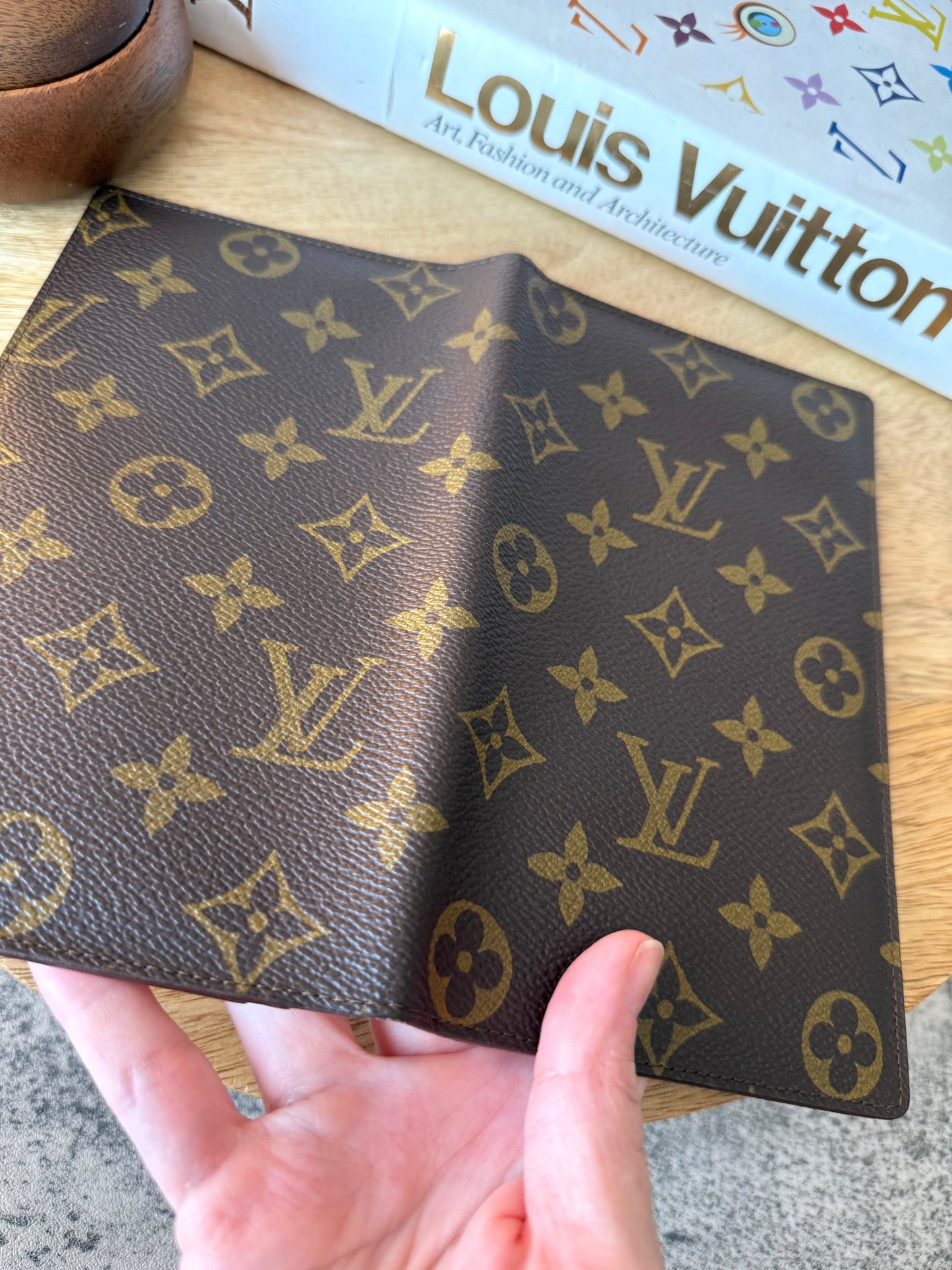 LV Checkbook/Planner Cover