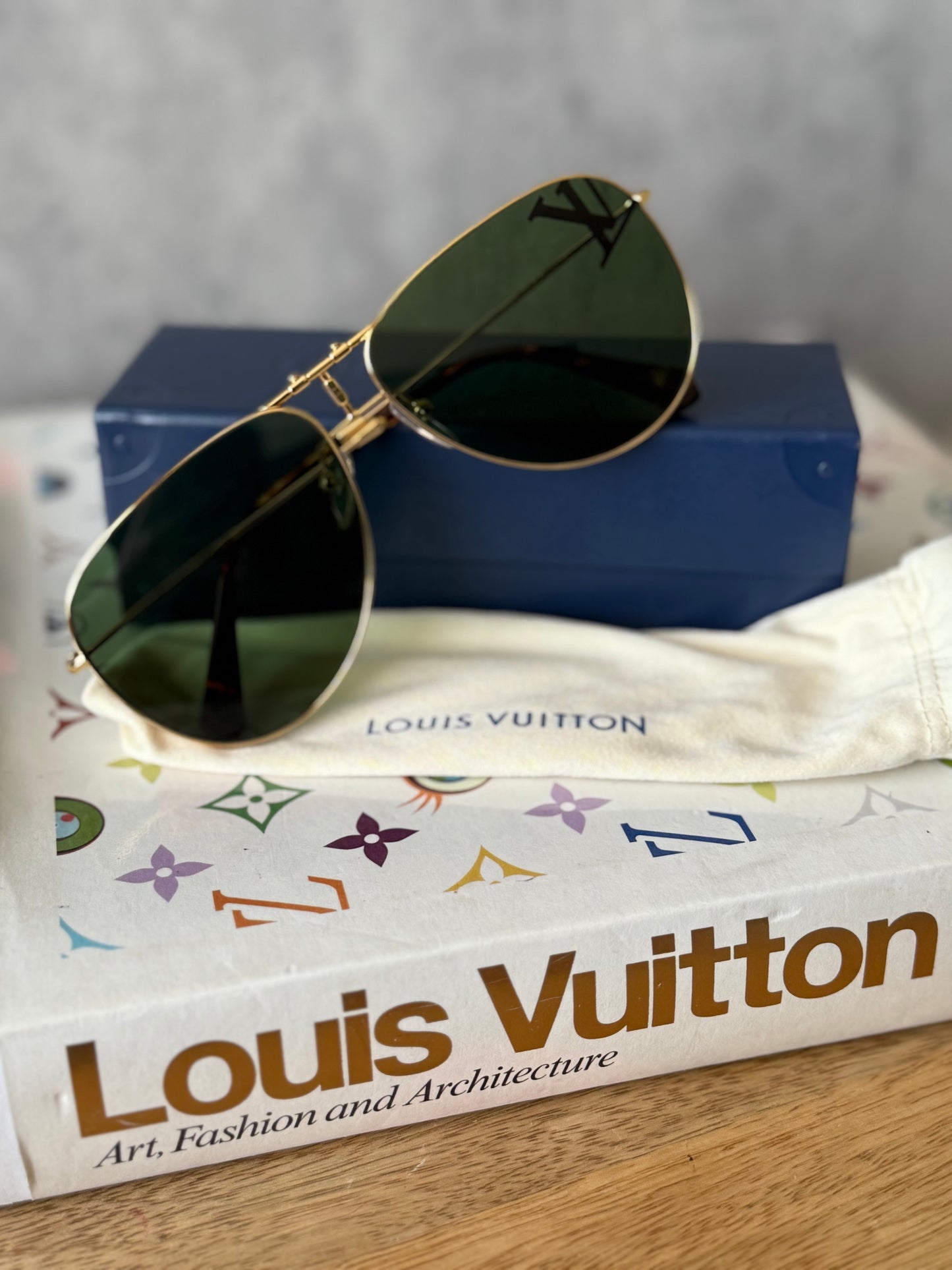LV Cesar Pilot Aviator Sunglasses