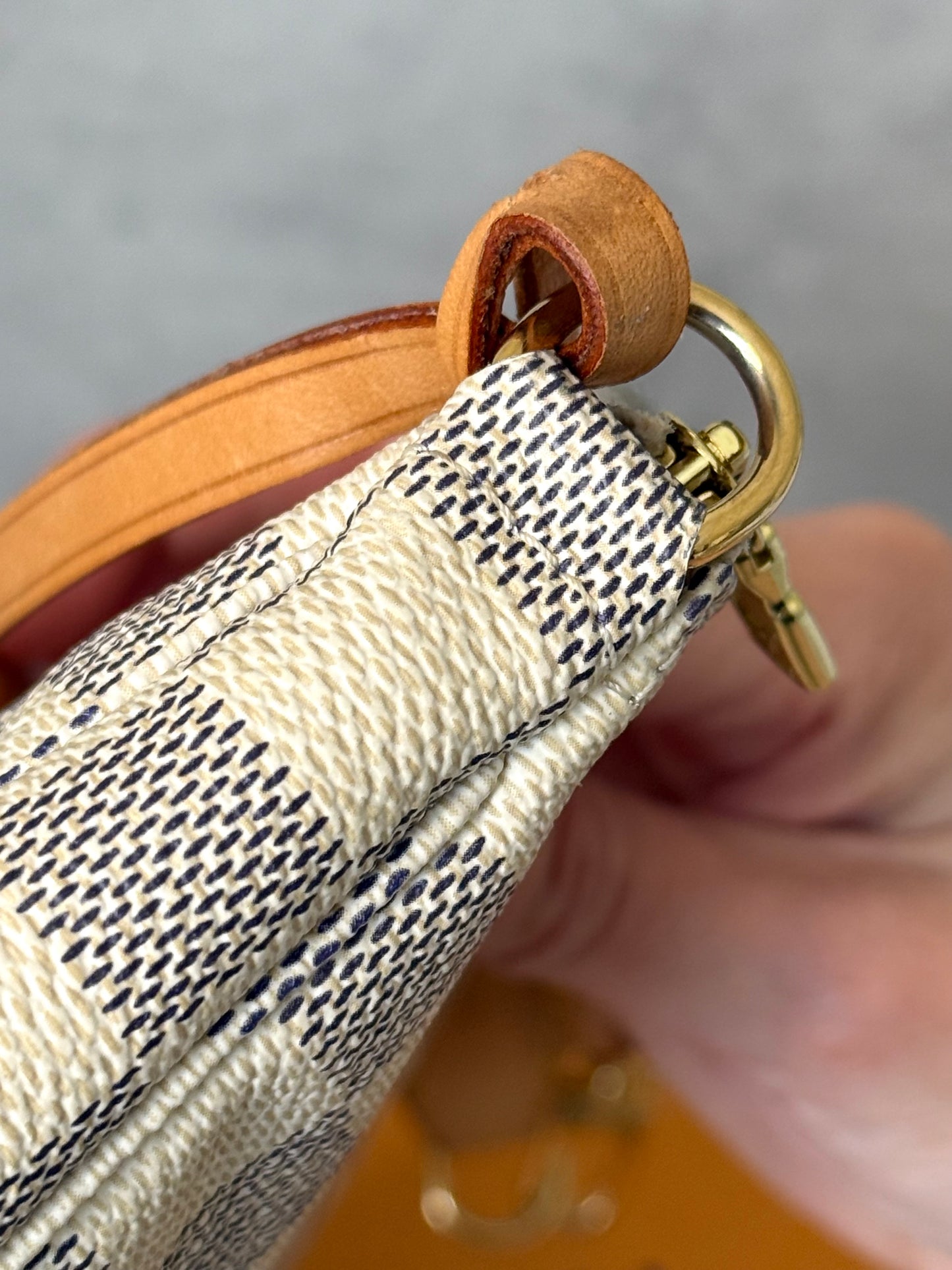 LV Damier Azur Pochette Accessories