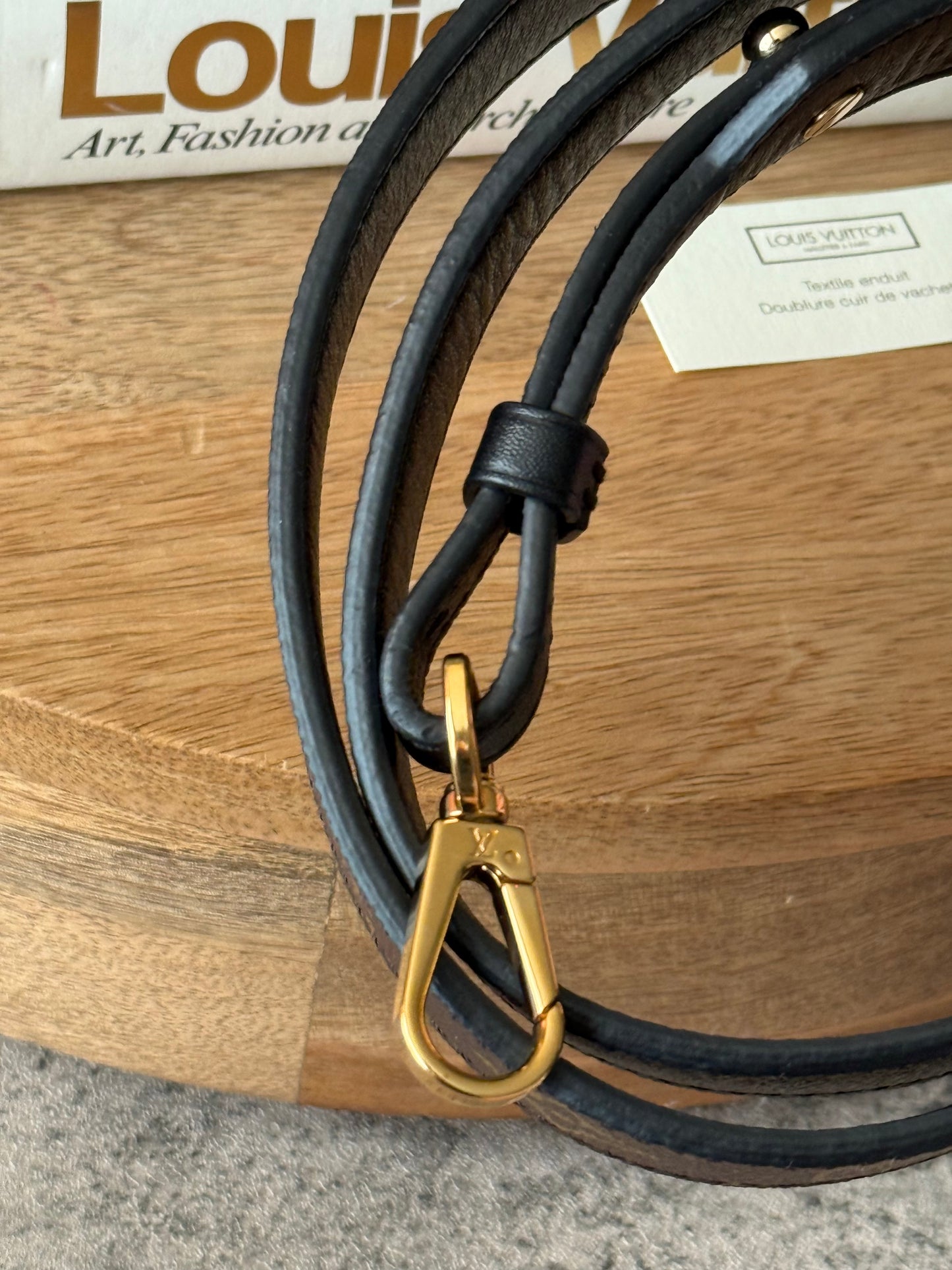 LV Bandouliere XL Black Strap