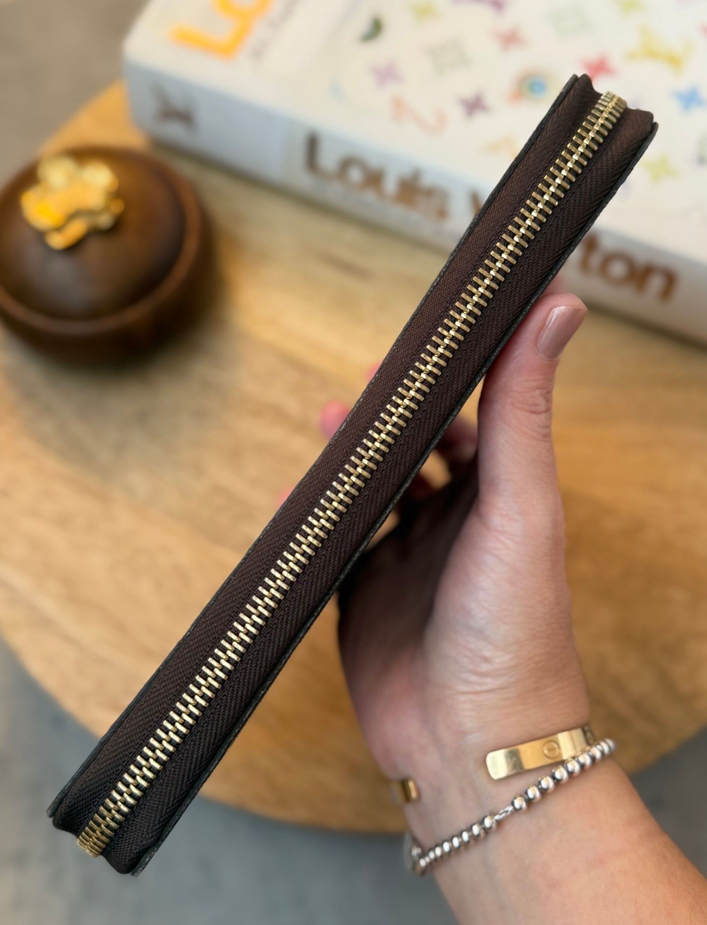 LV Zippy Organizer Damier Ebene