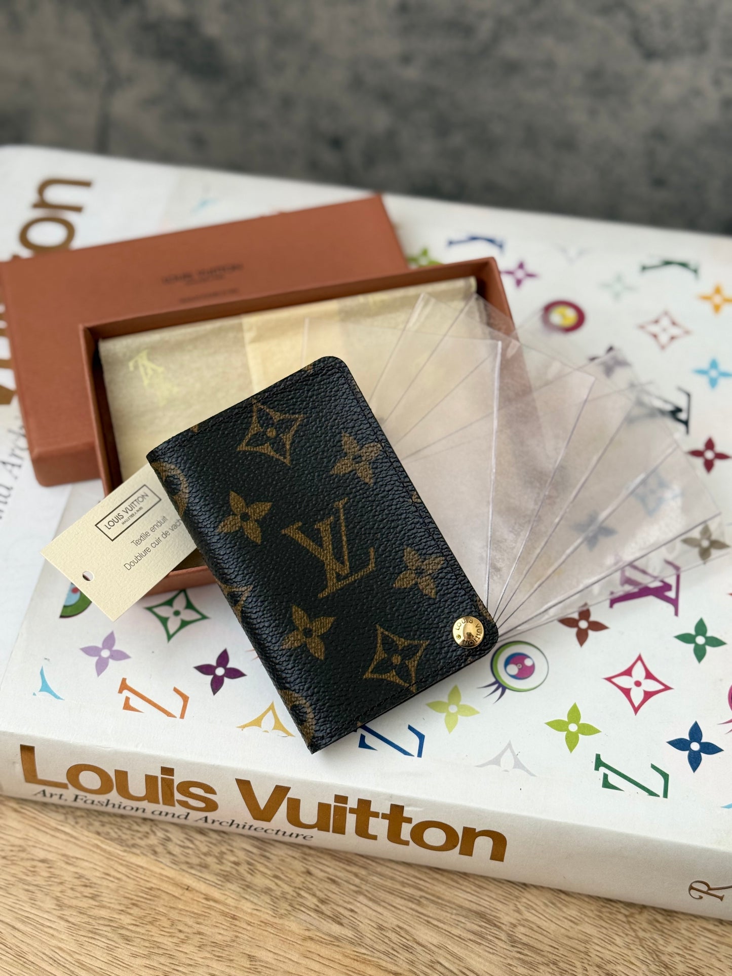 LV Porte Pression Card Holder