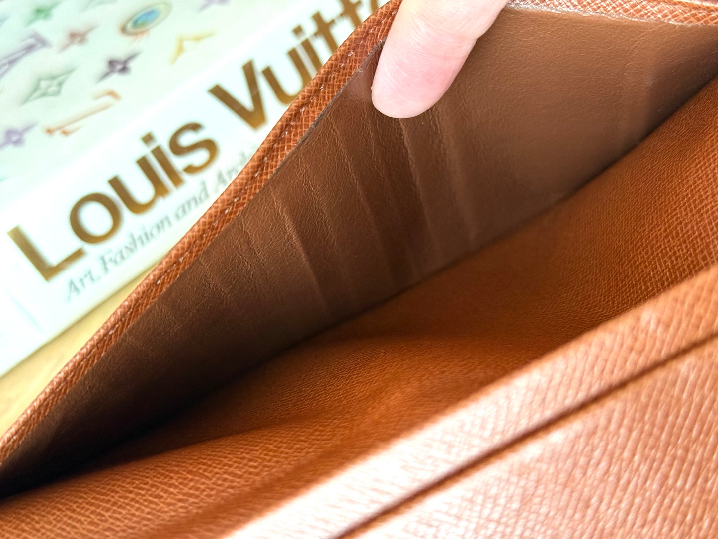 LV Checkbook/Planner Cover