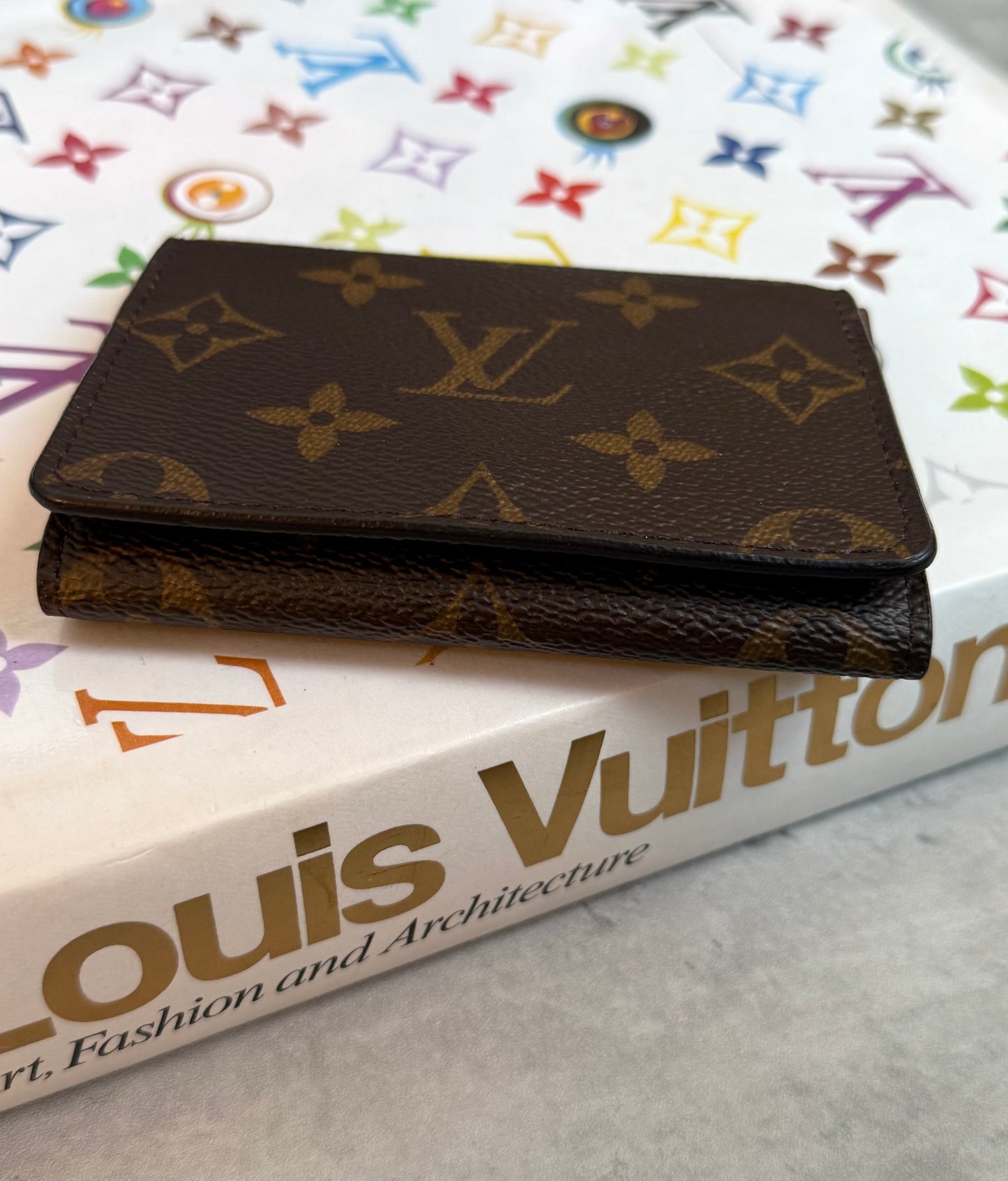 LV Envelope Business Card Holder