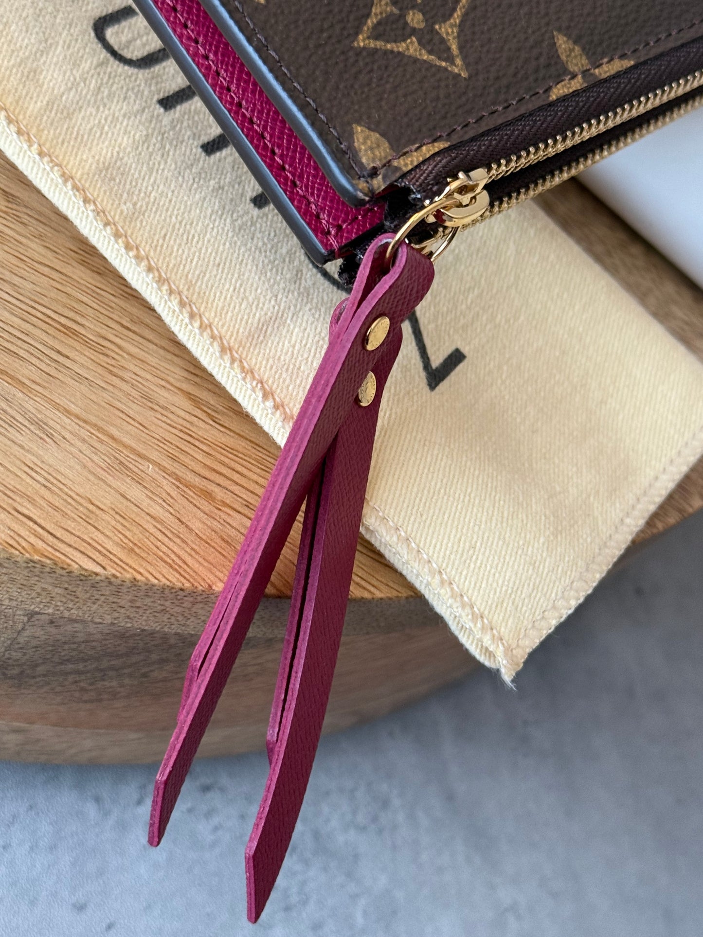 LV Adele Wallet in Fuchsia