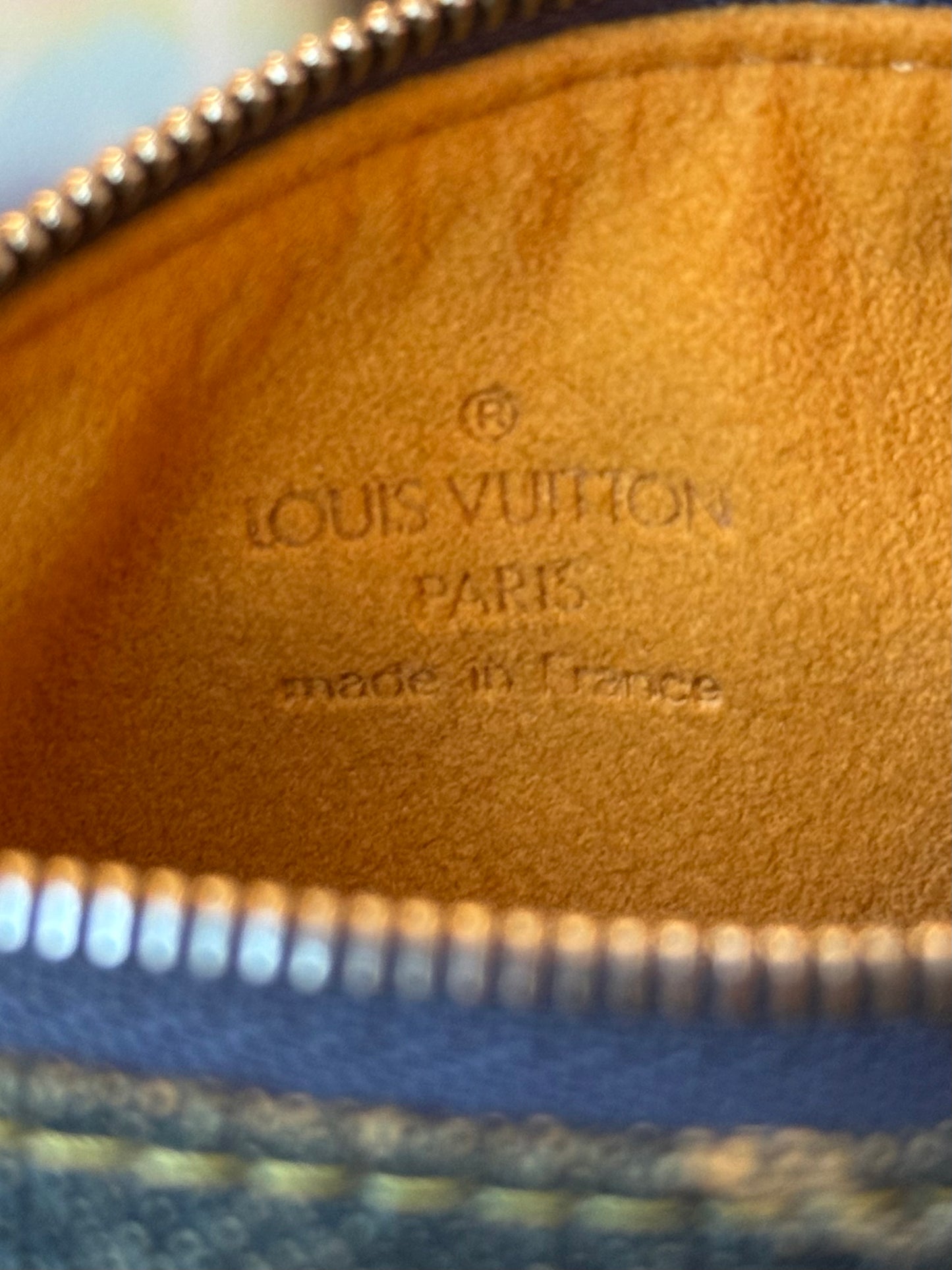 LV Denim Pochette Speedy Key Pouch