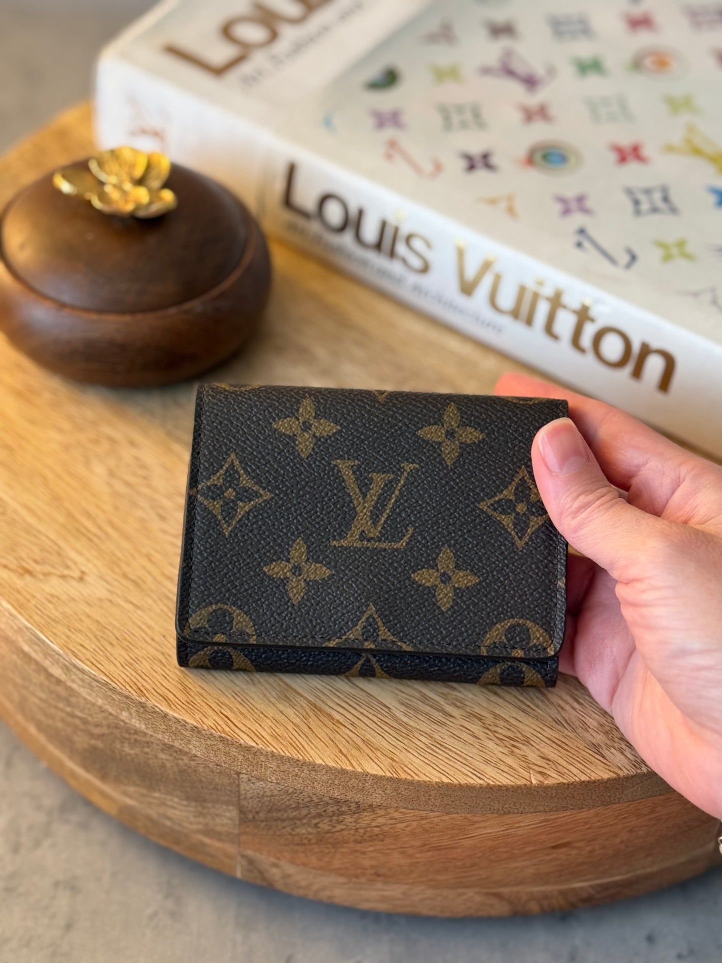 LV Envelope Business Card Holder