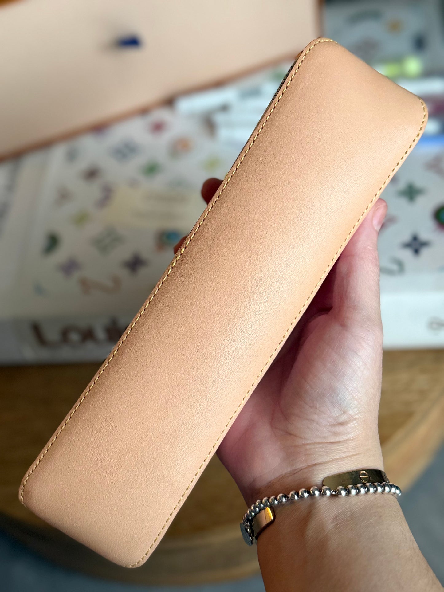 LV Elizabeth Pouch with flower charm