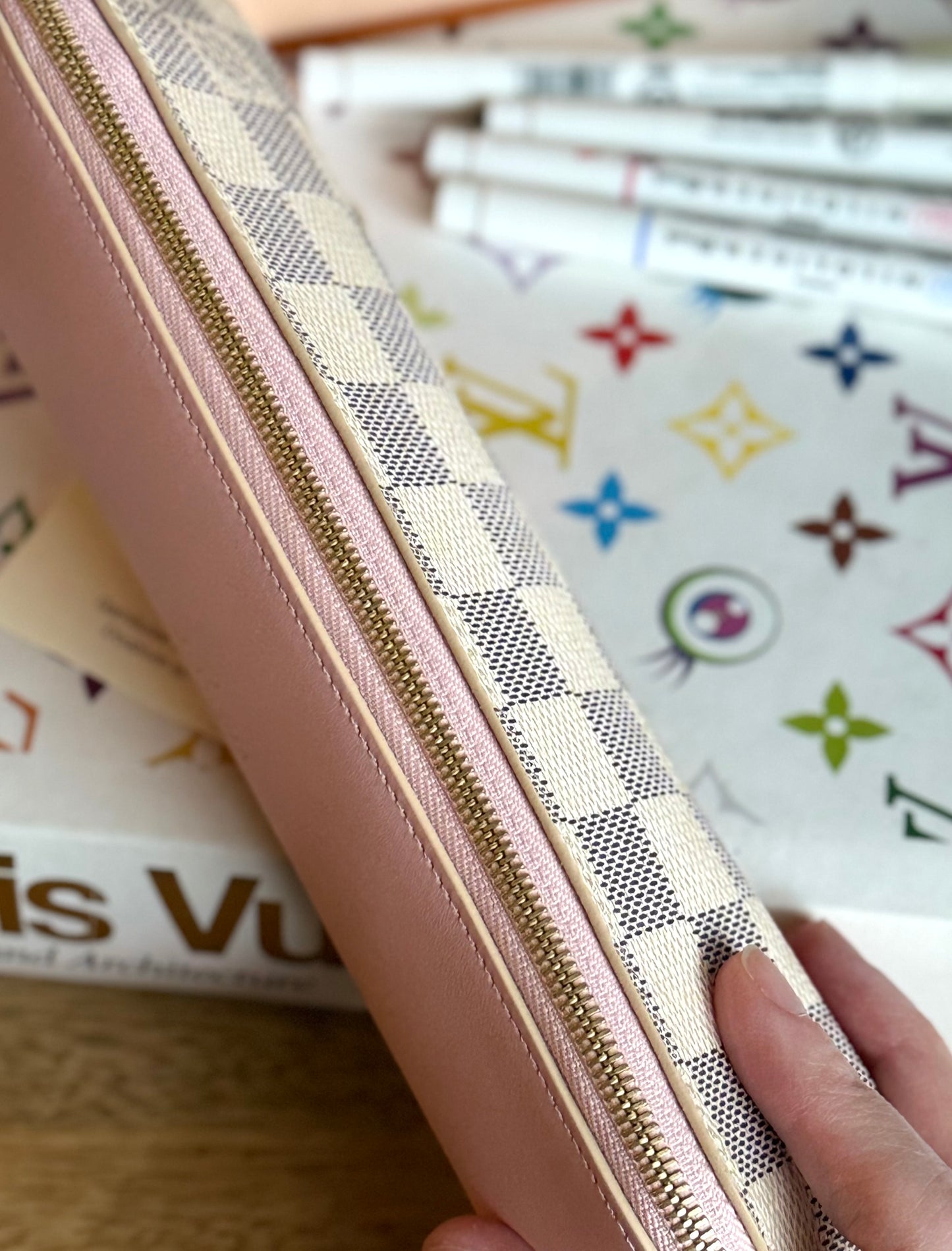 LV Elizabeth Pouch with flower charm