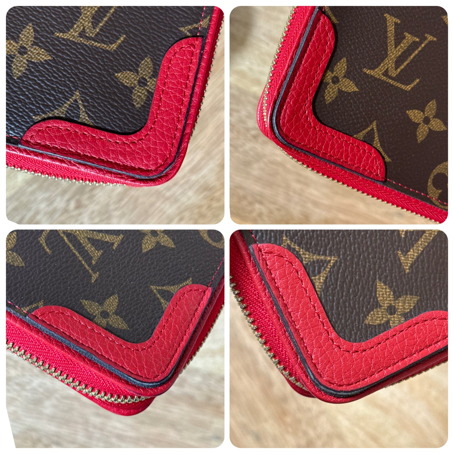 LV Daily Organizer Cerise wallet