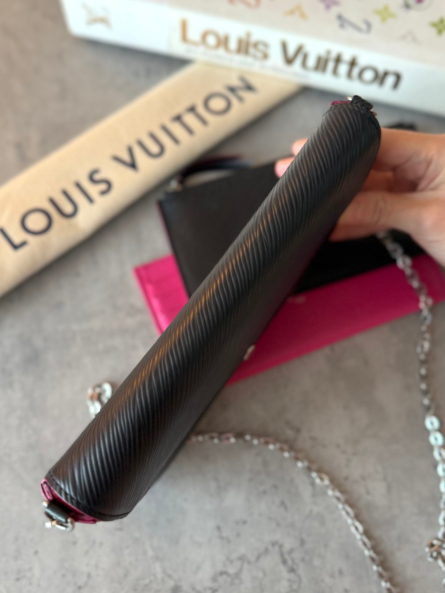 LV Felicie Epi Black & Pink