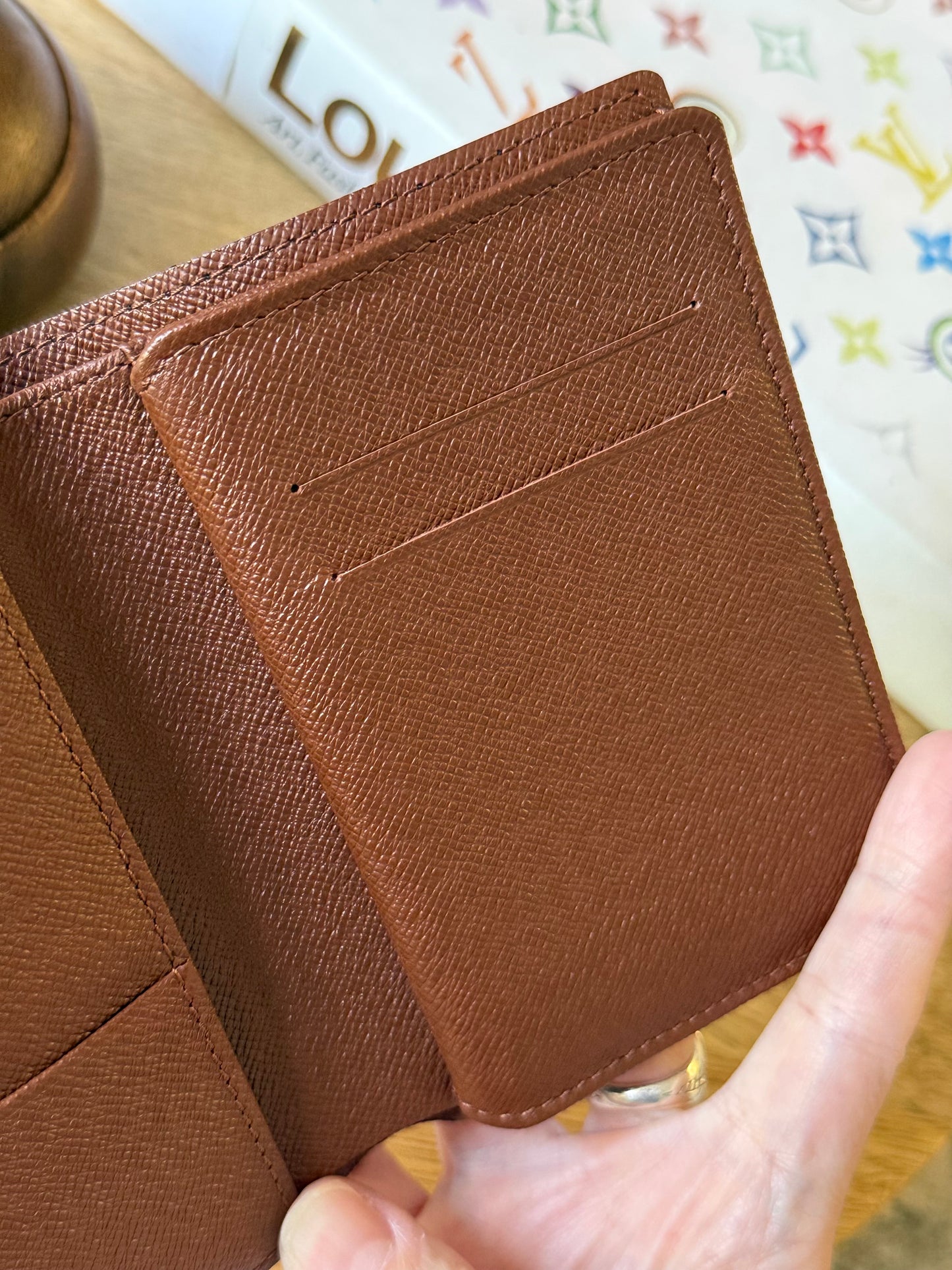 LV Trifold monogram wallet