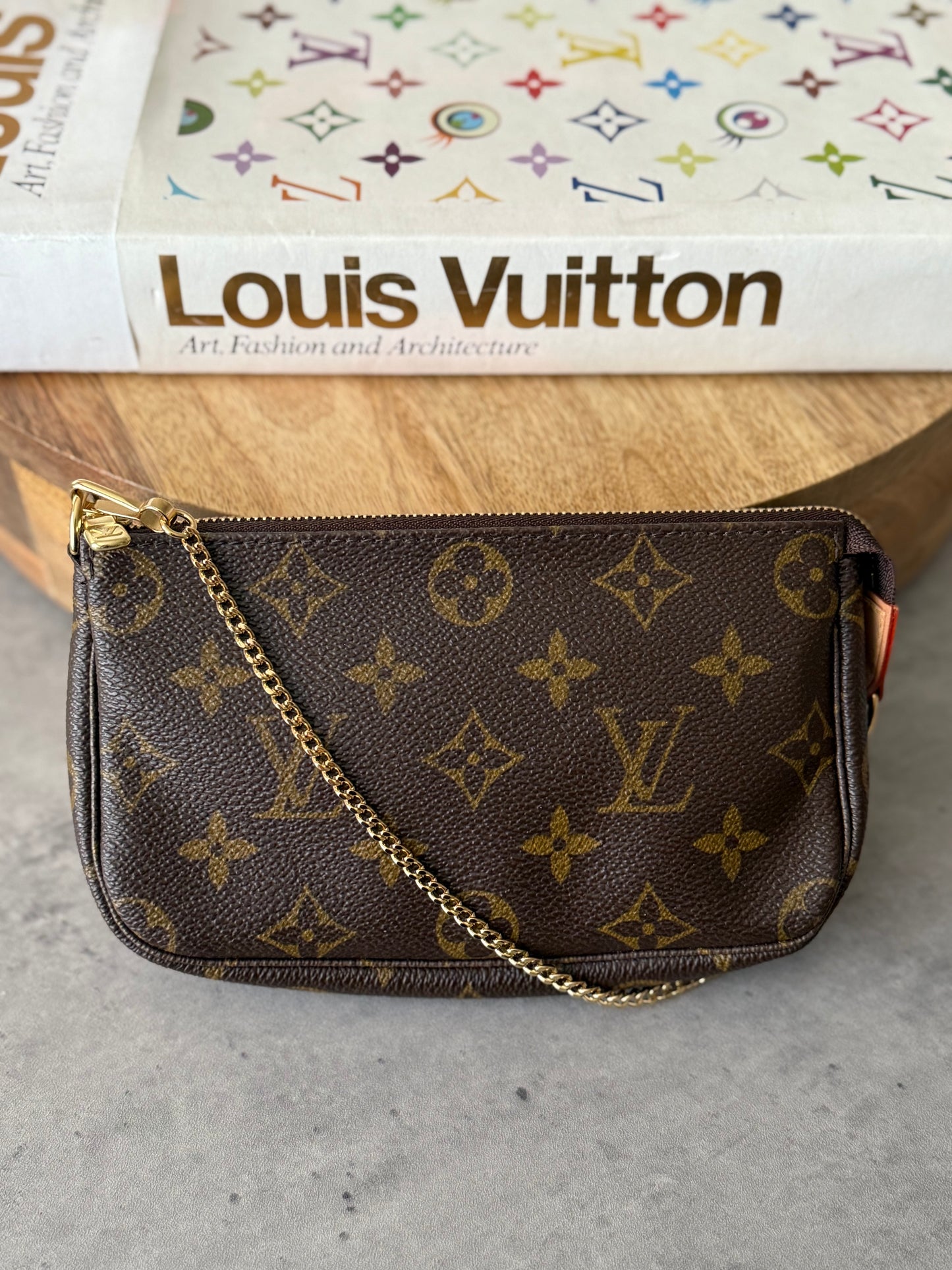 LV Bucket Pochette Monogram
