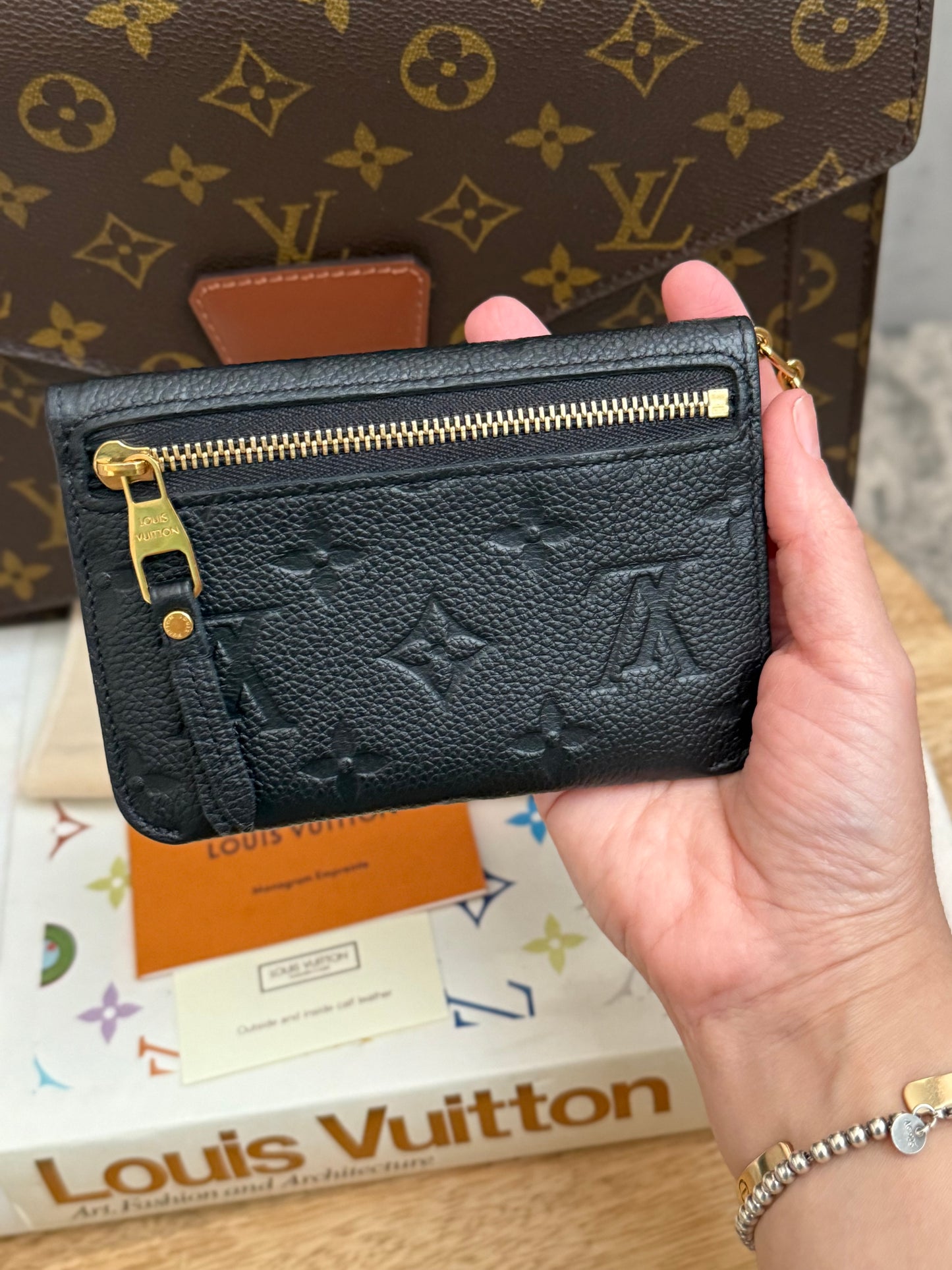 LV Empreinte Key Pouch Noir