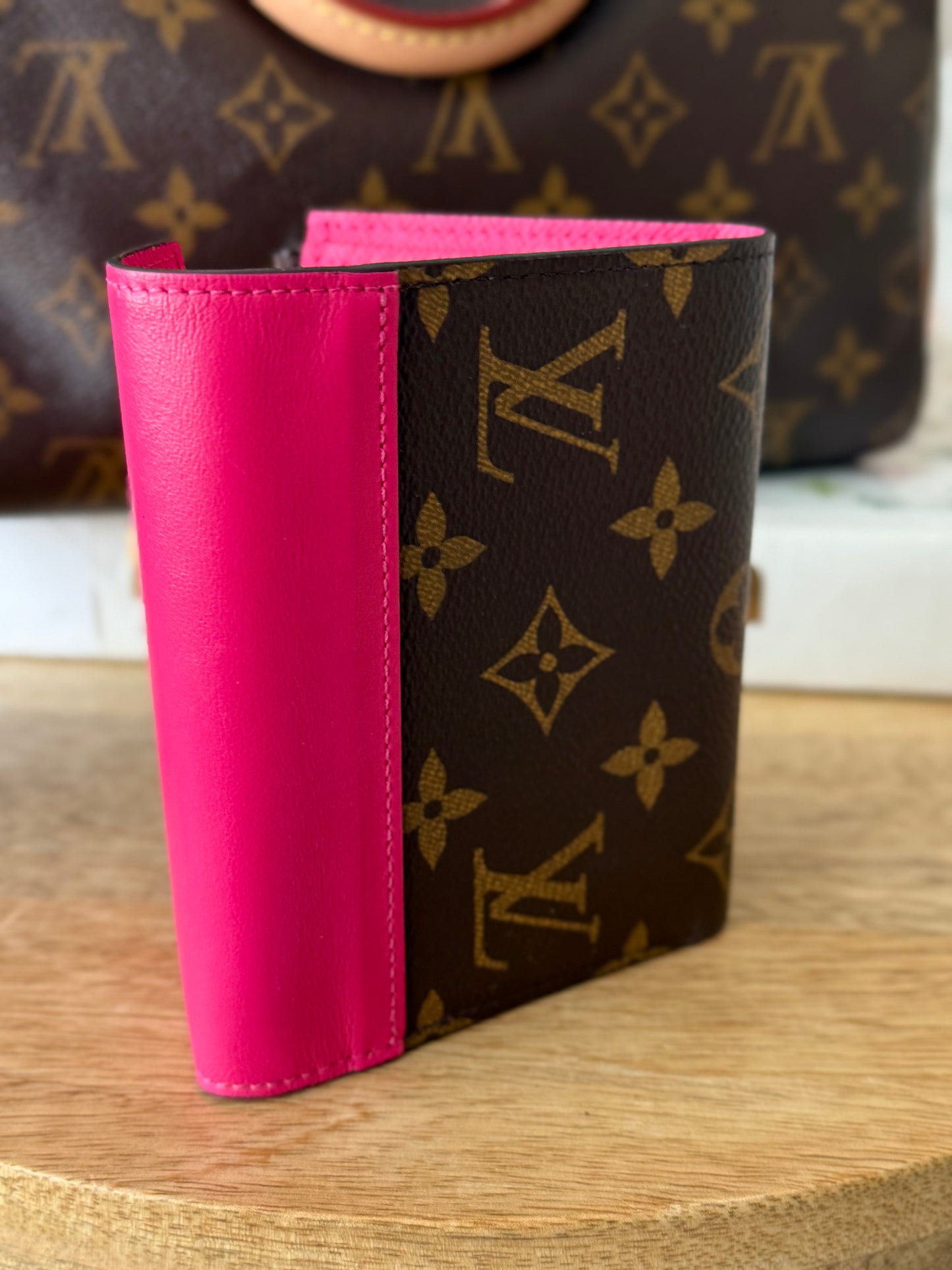 LV Victorine wallet pink