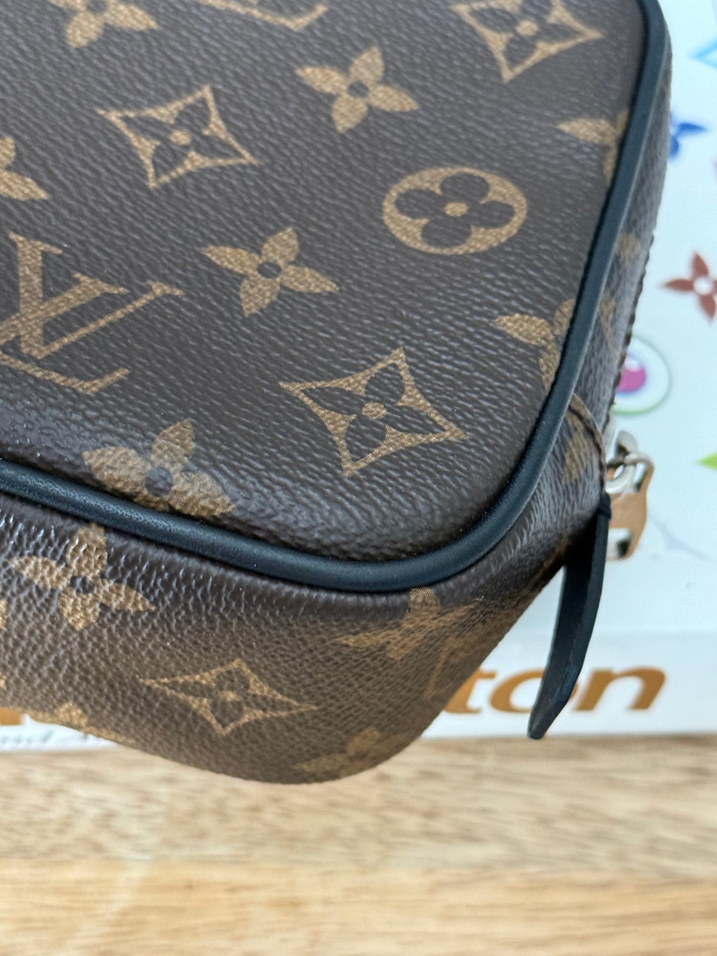 LV Macassar Toilet PM Pouch