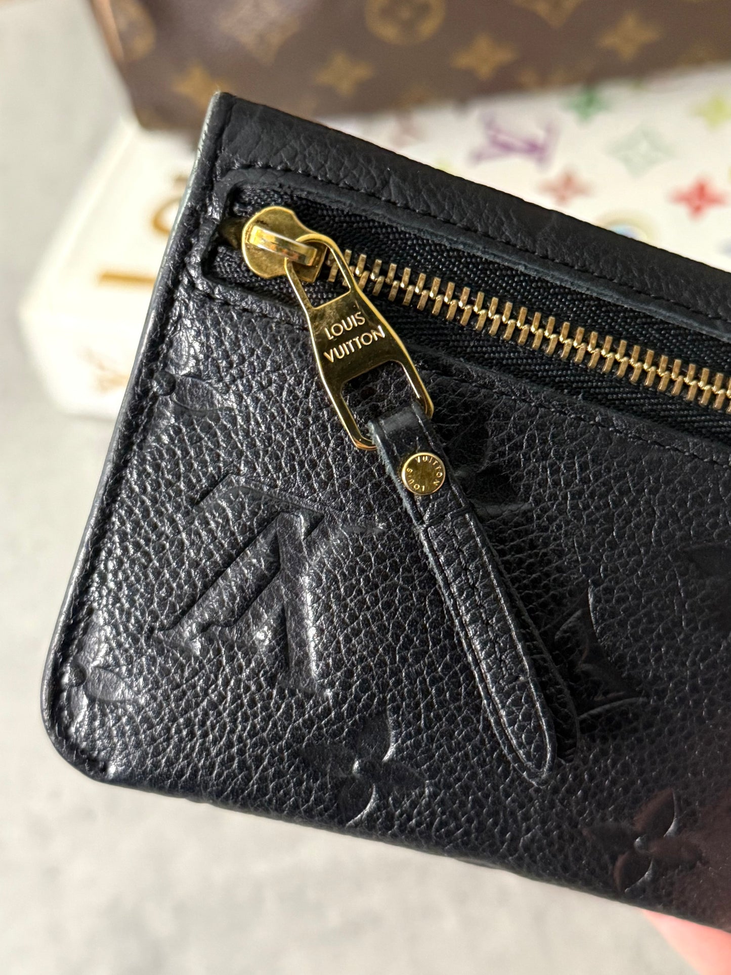 LV Empreinte Noir Key Pouch
