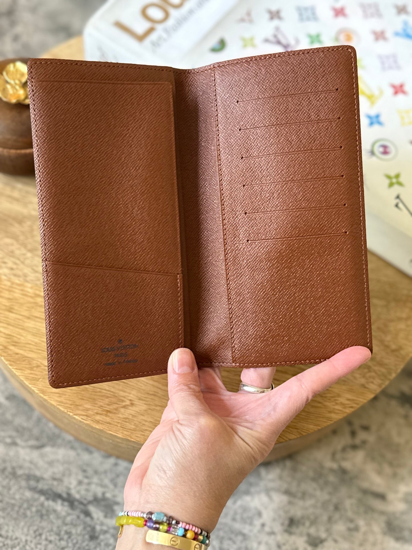LV Bifold Checkbook Wallet