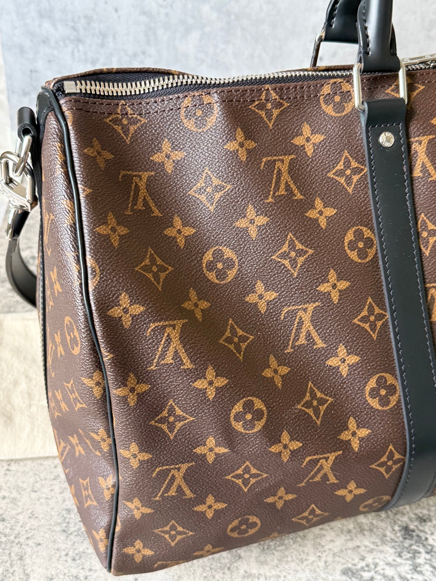 Louis Vuitton Keepall Bandouliere 45 Macassar