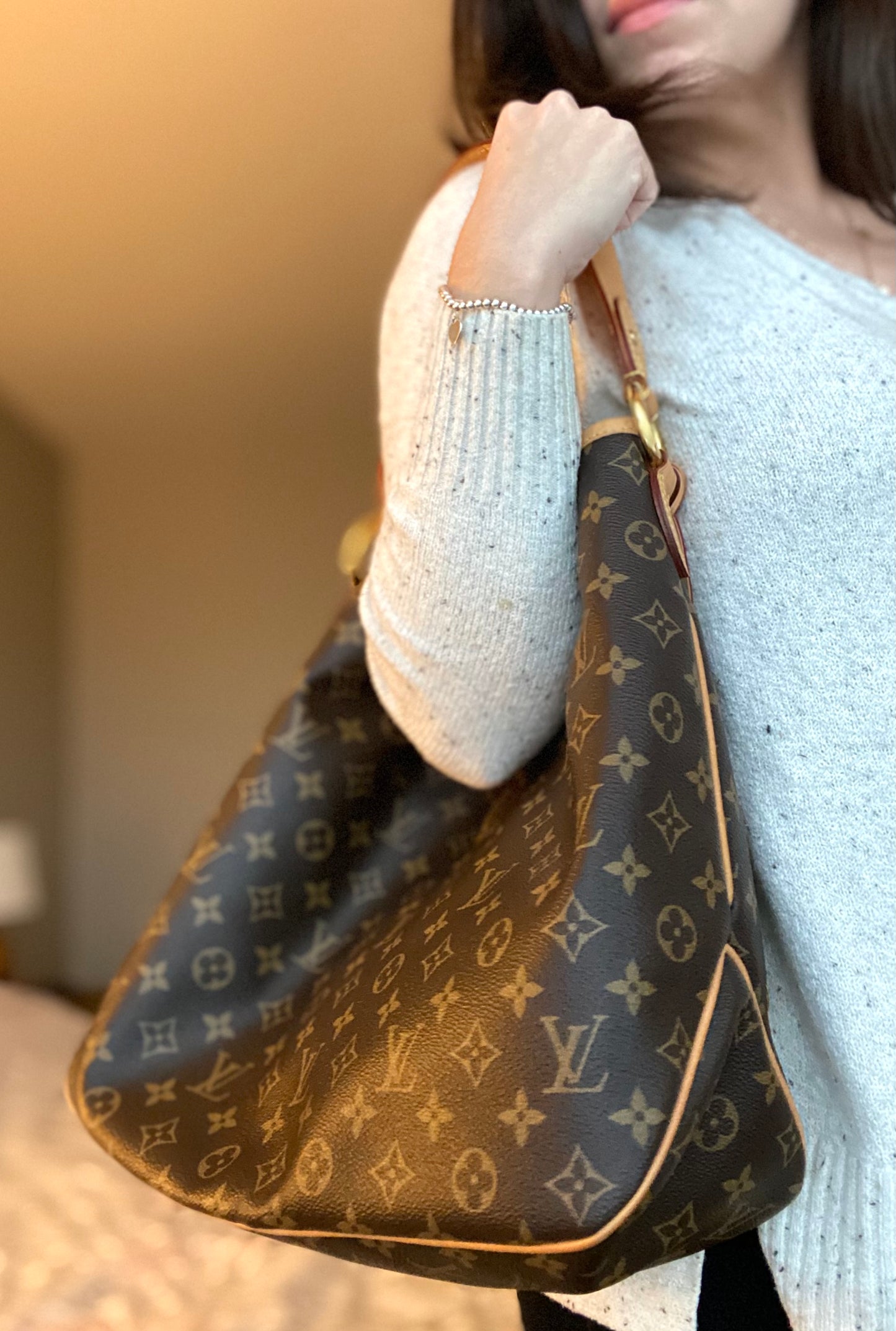 LV Delightful MM Pivoine