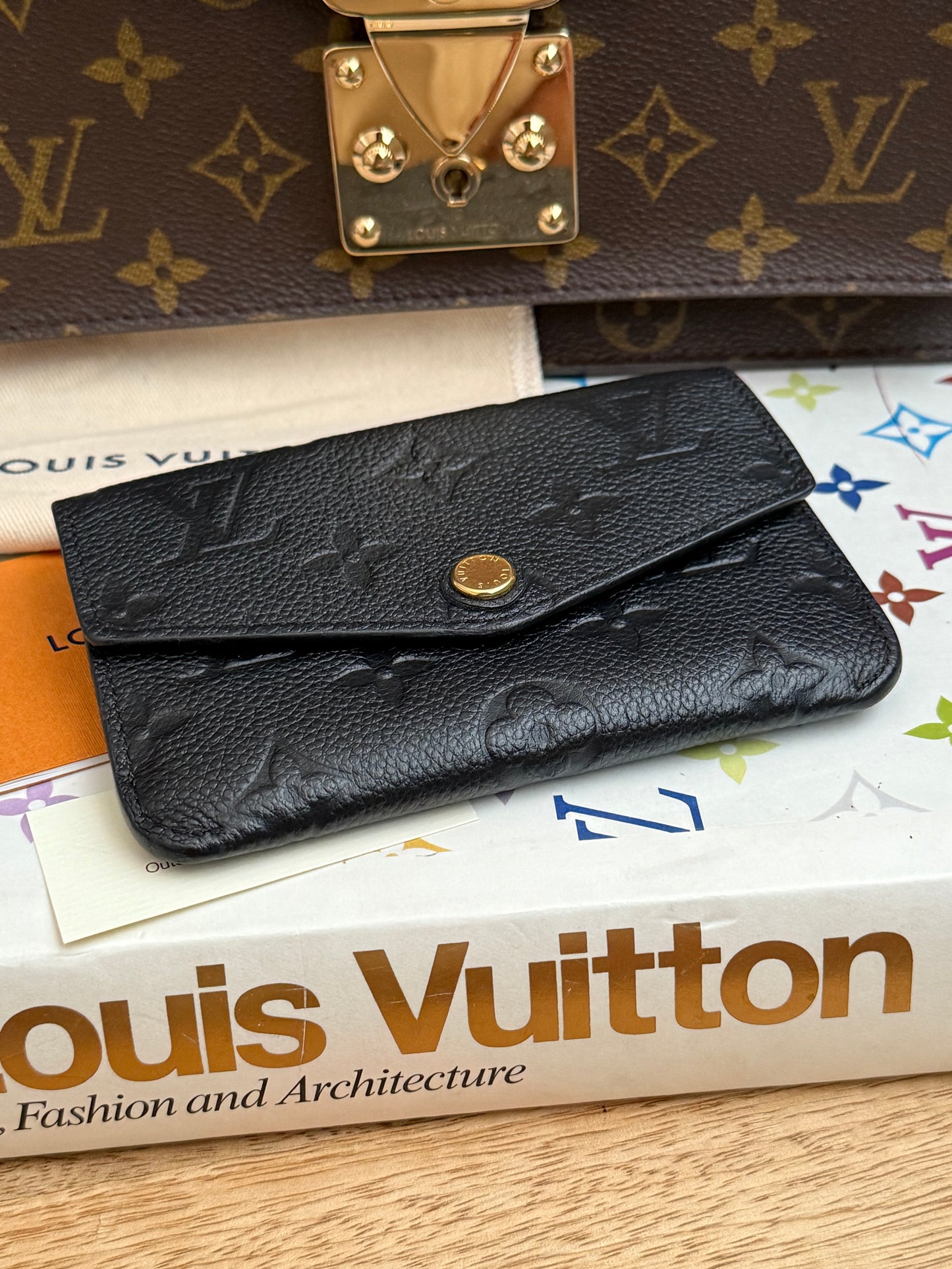 LV Empreinte Key Pouch Noir