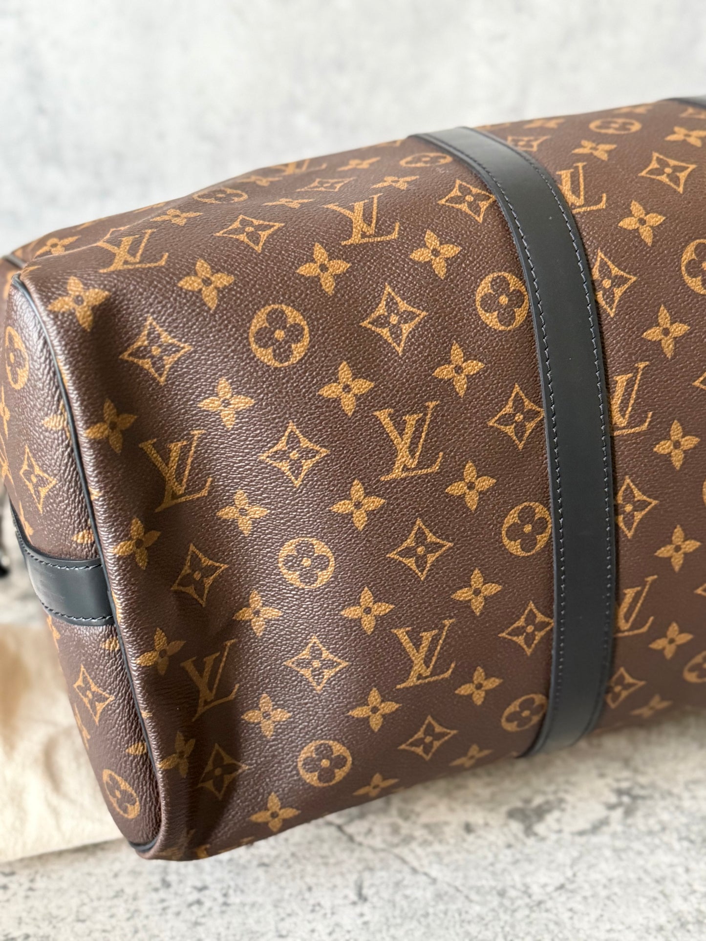Louis Vuitton Keepall Bandouliere 45 Macassar