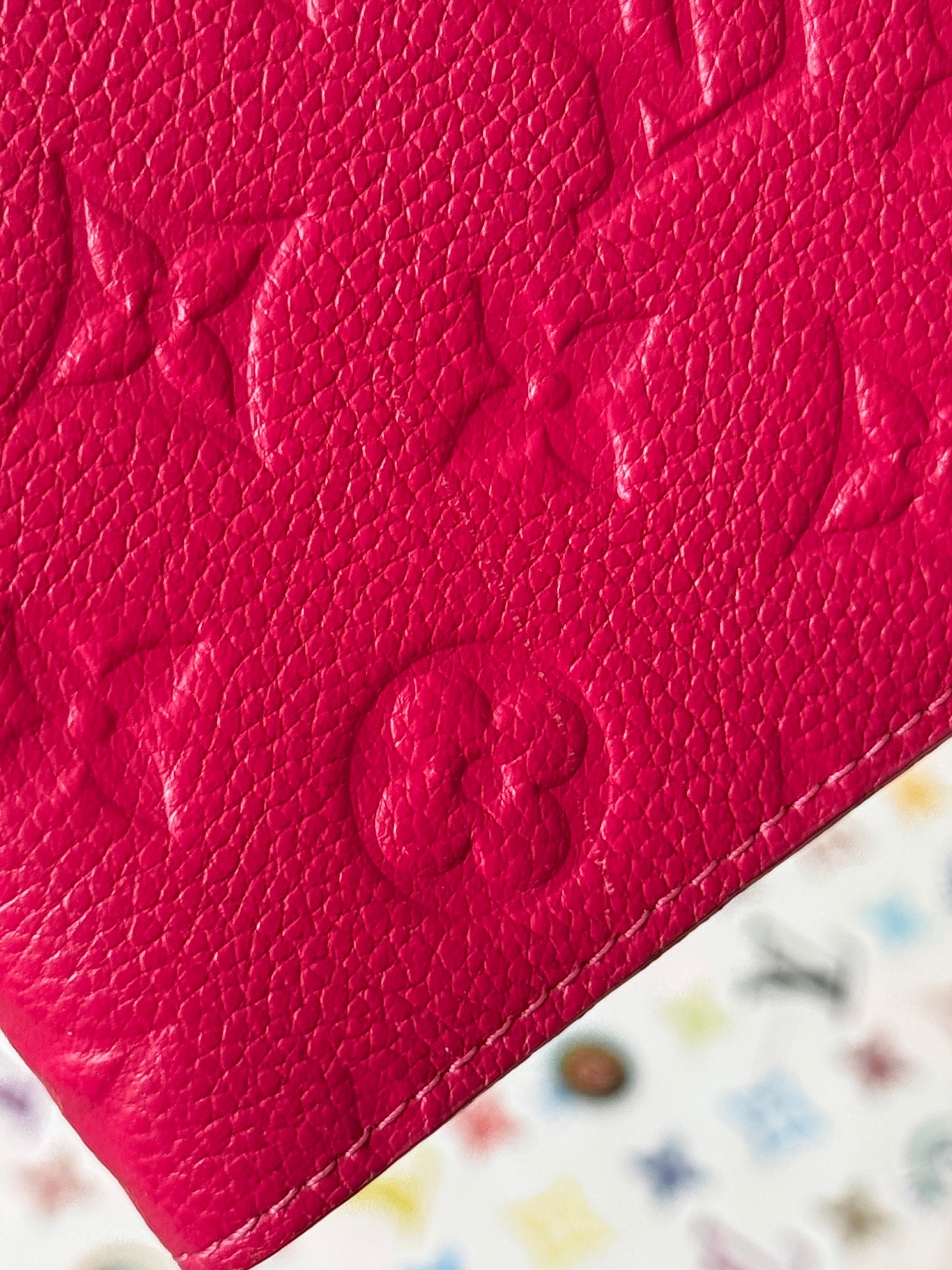 LV Fuchsia Clemence Notebook