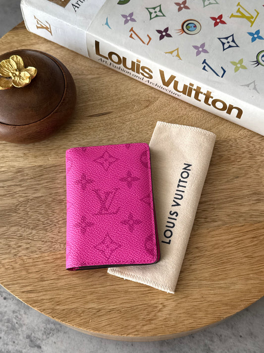 LV Taigarama Fuchsia Pocket Organizer