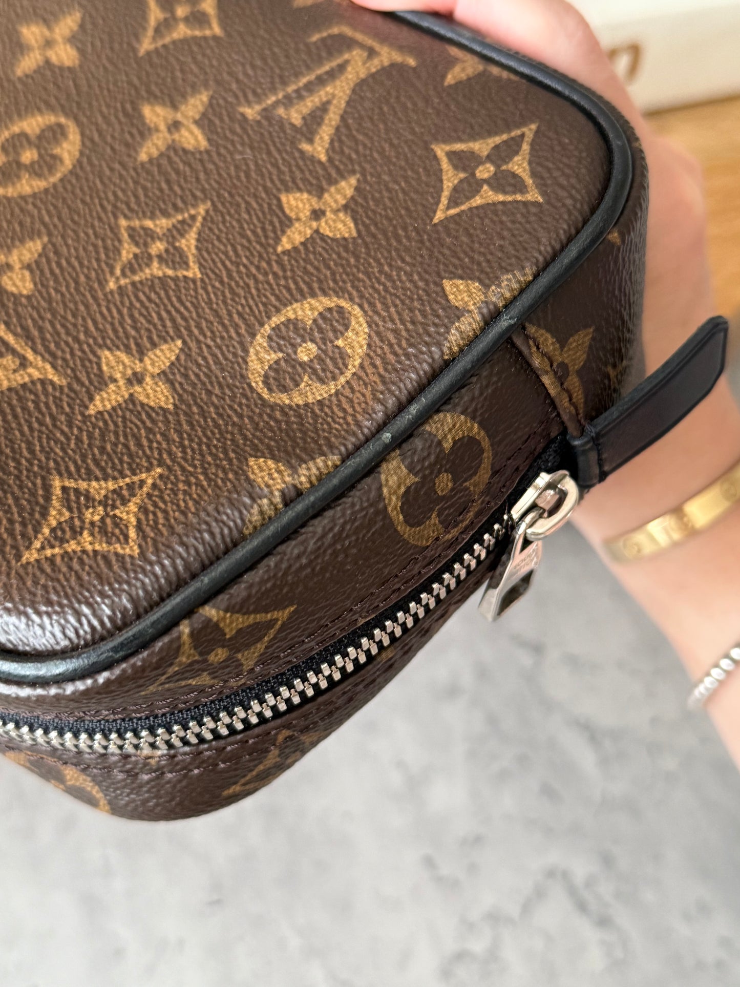 LV Macassar Toilet PM Pouch