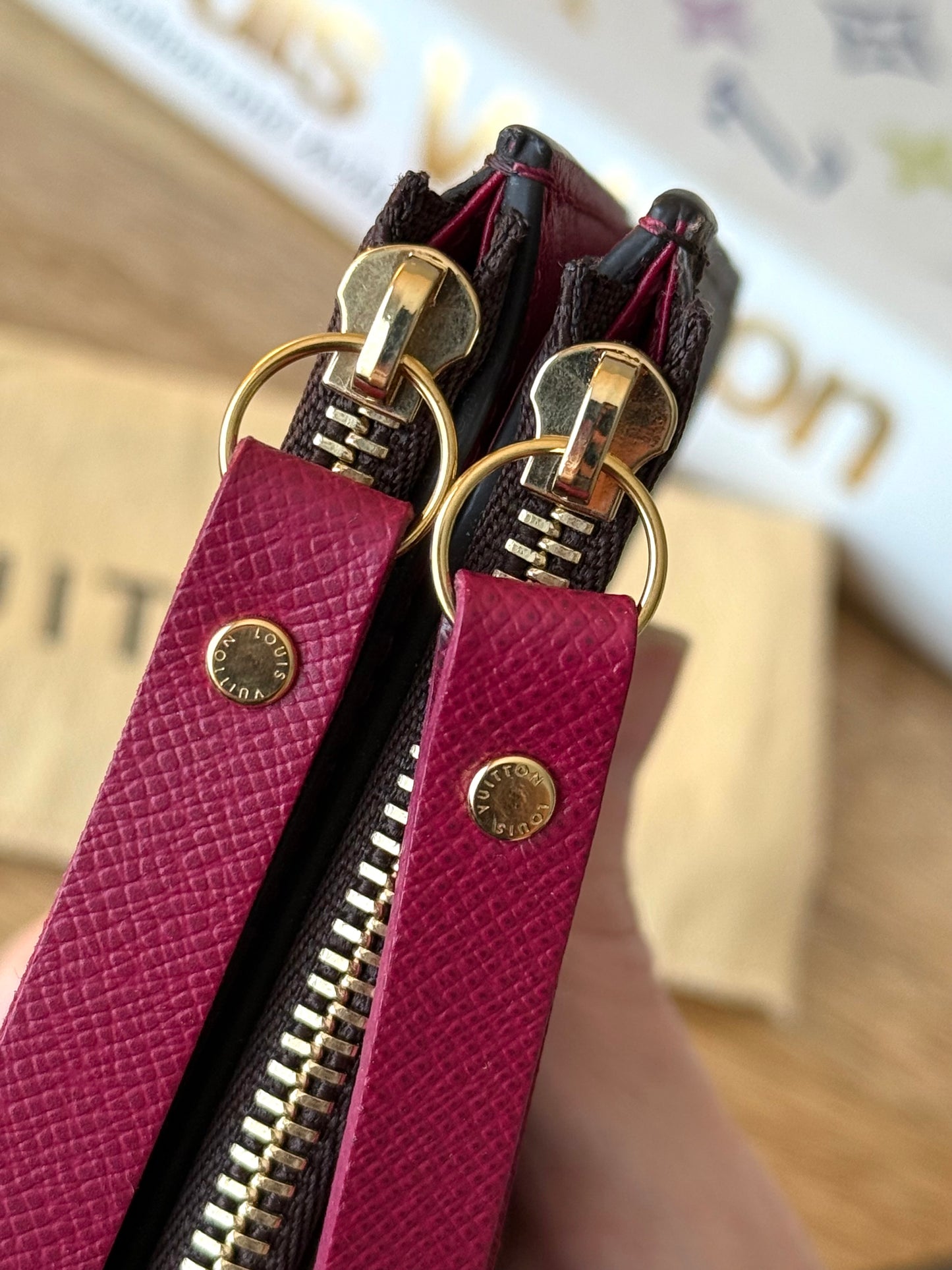 LV Adele Wallet in Fuchsia