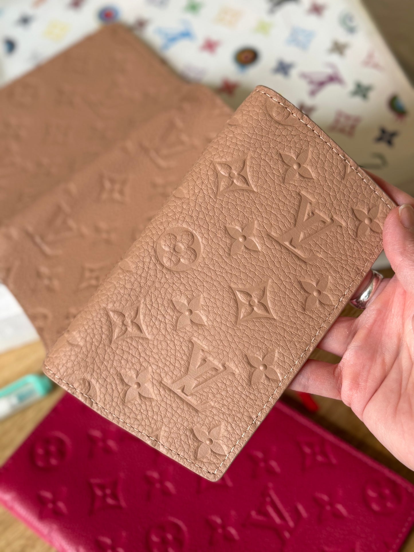 LV Empreinte Rose Notebook Cover Japan Ed.