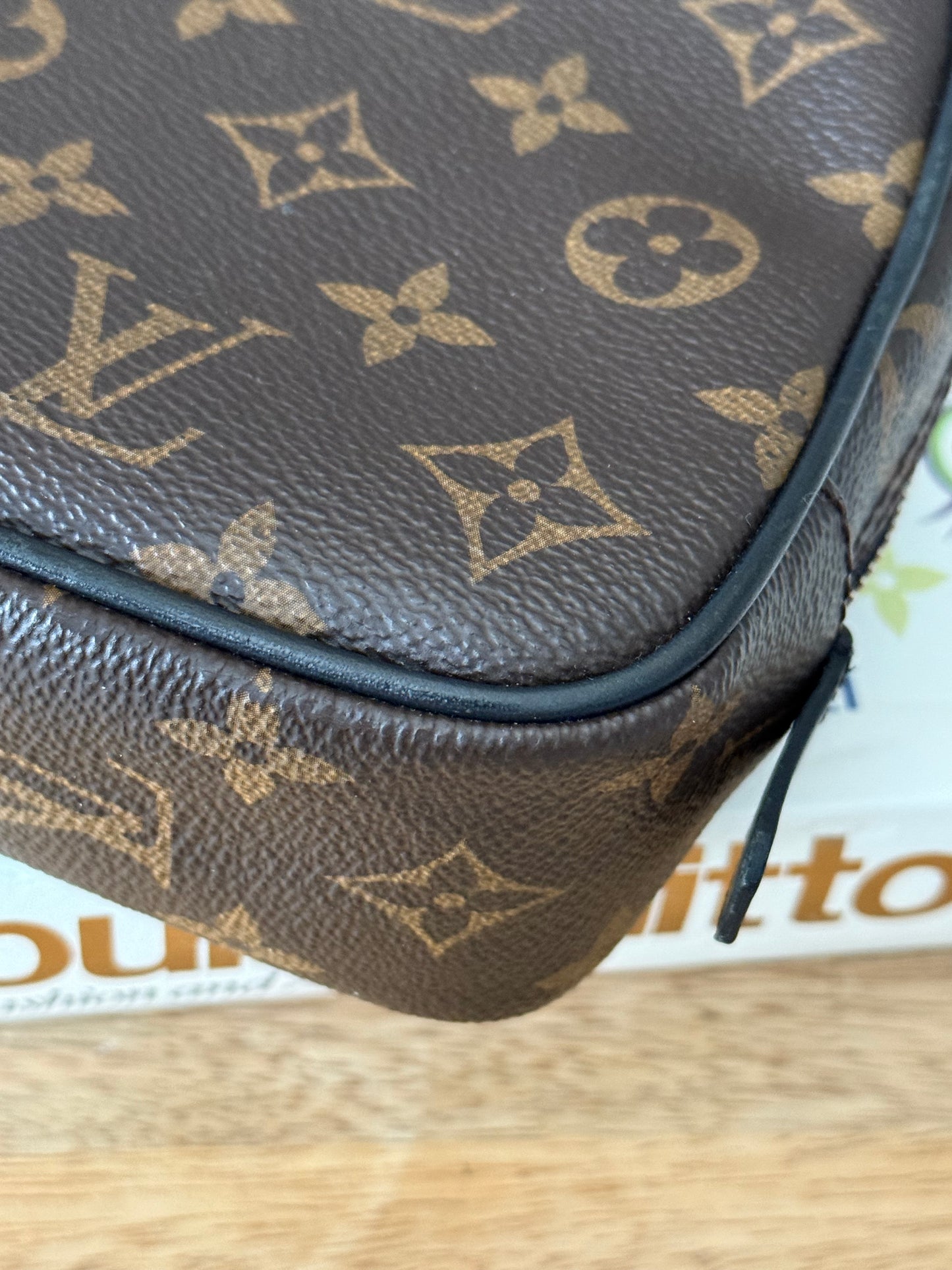 LV Macassar Toilet PM Pouch