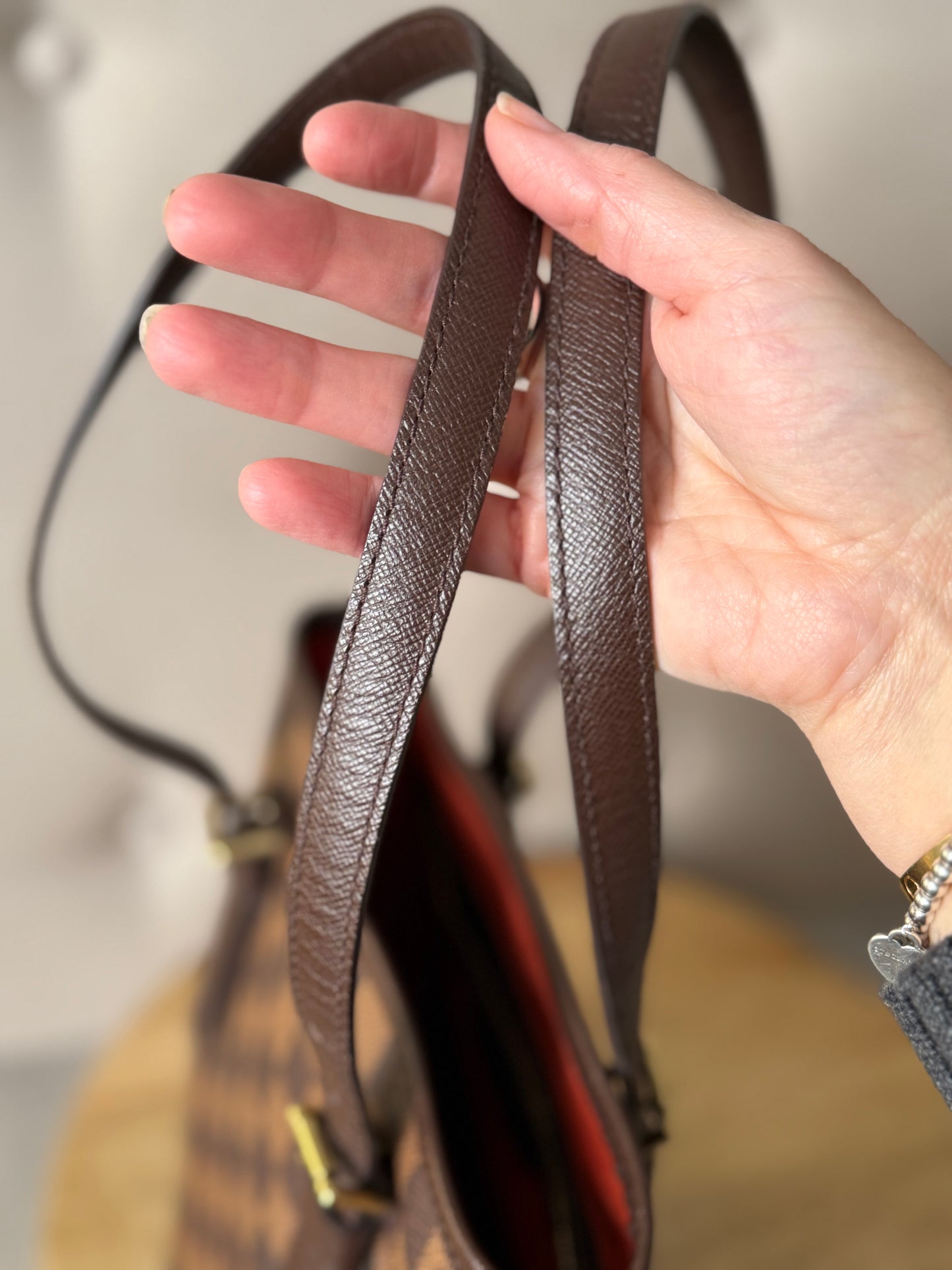 LV Bucket PM Damier Ebene