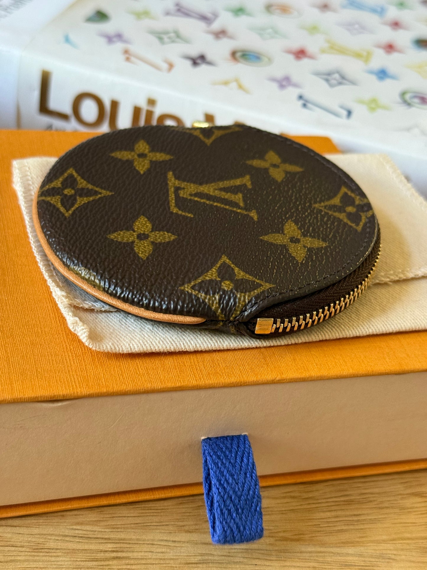 LV Round Coin Pouch