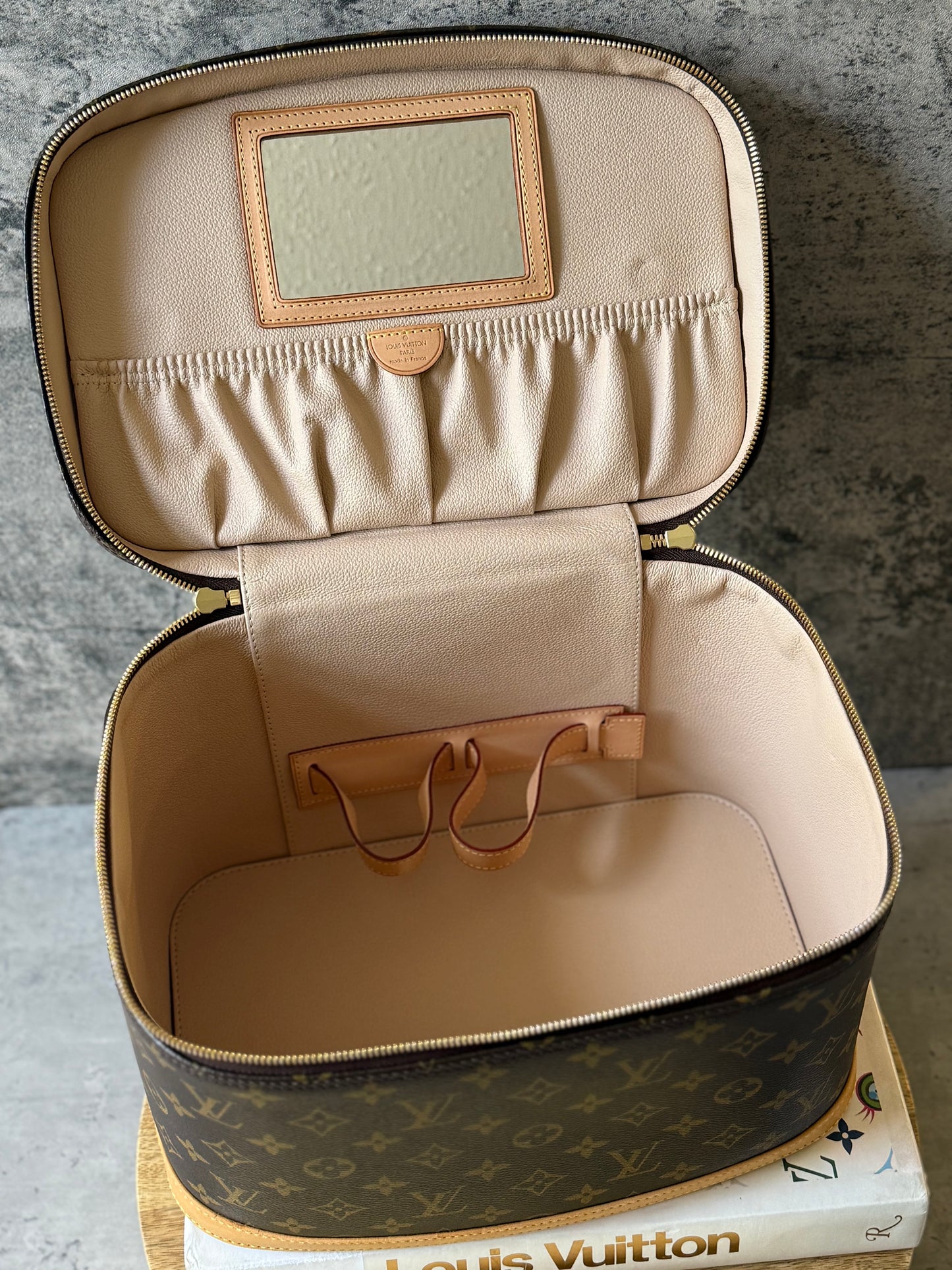 LV Nice Vanity Train Case