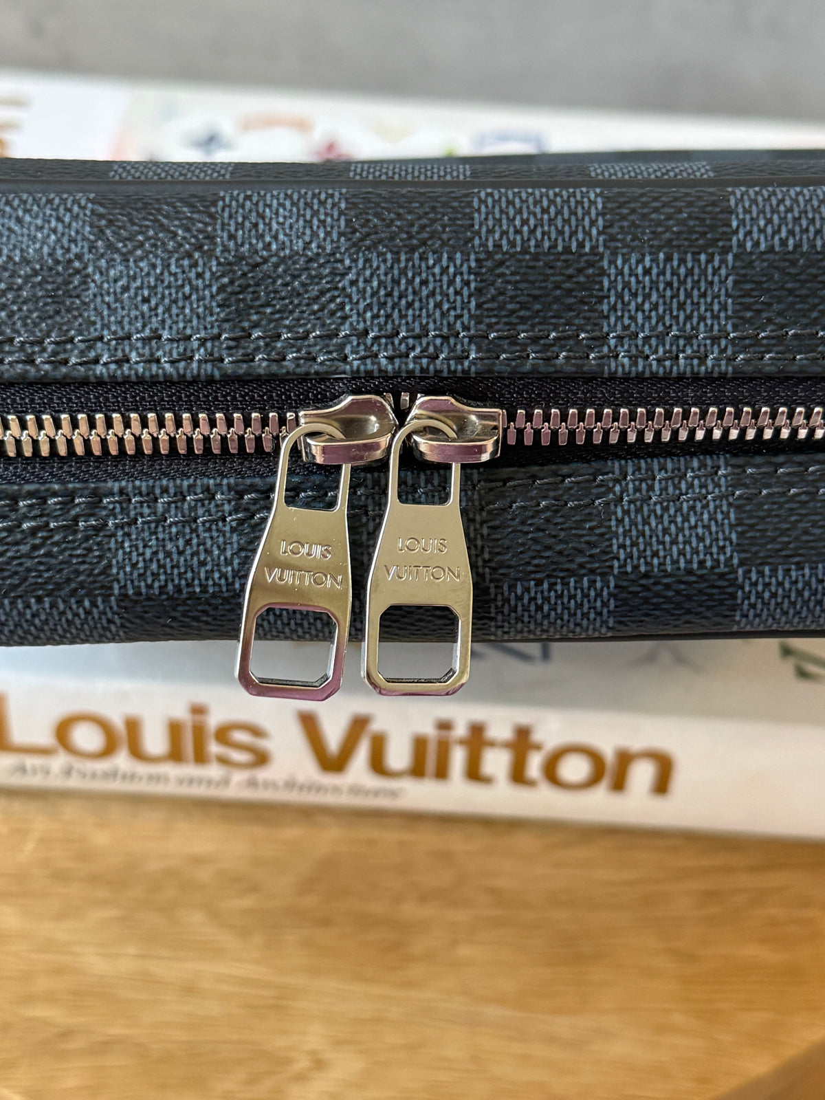 LV Toile GM Graphite Colbalt