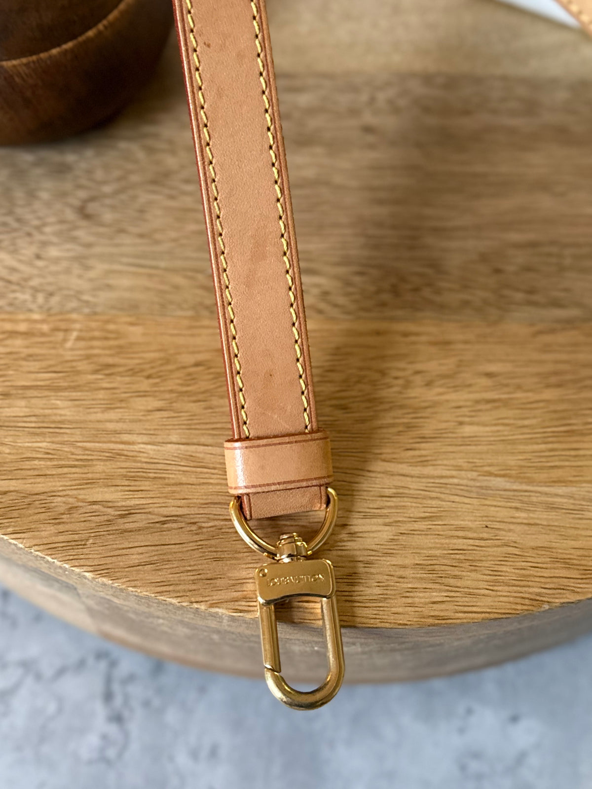 LV Bandouliere Vachetta Strap