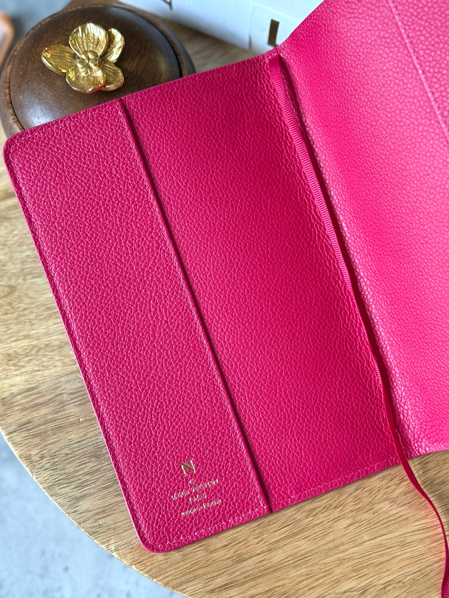 LV Fuchsia Clemence Notebook