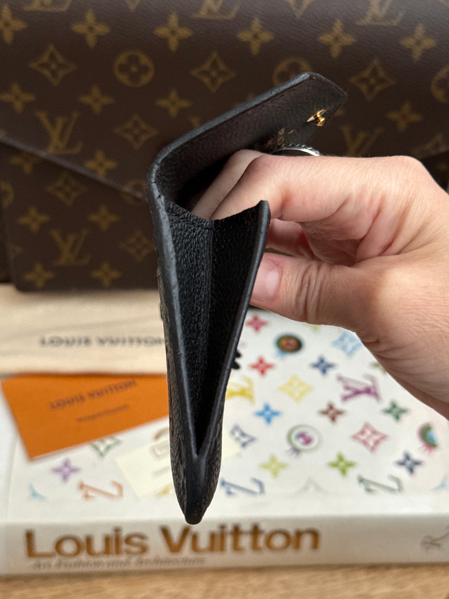 LV Empreinte Key Pouch Noir