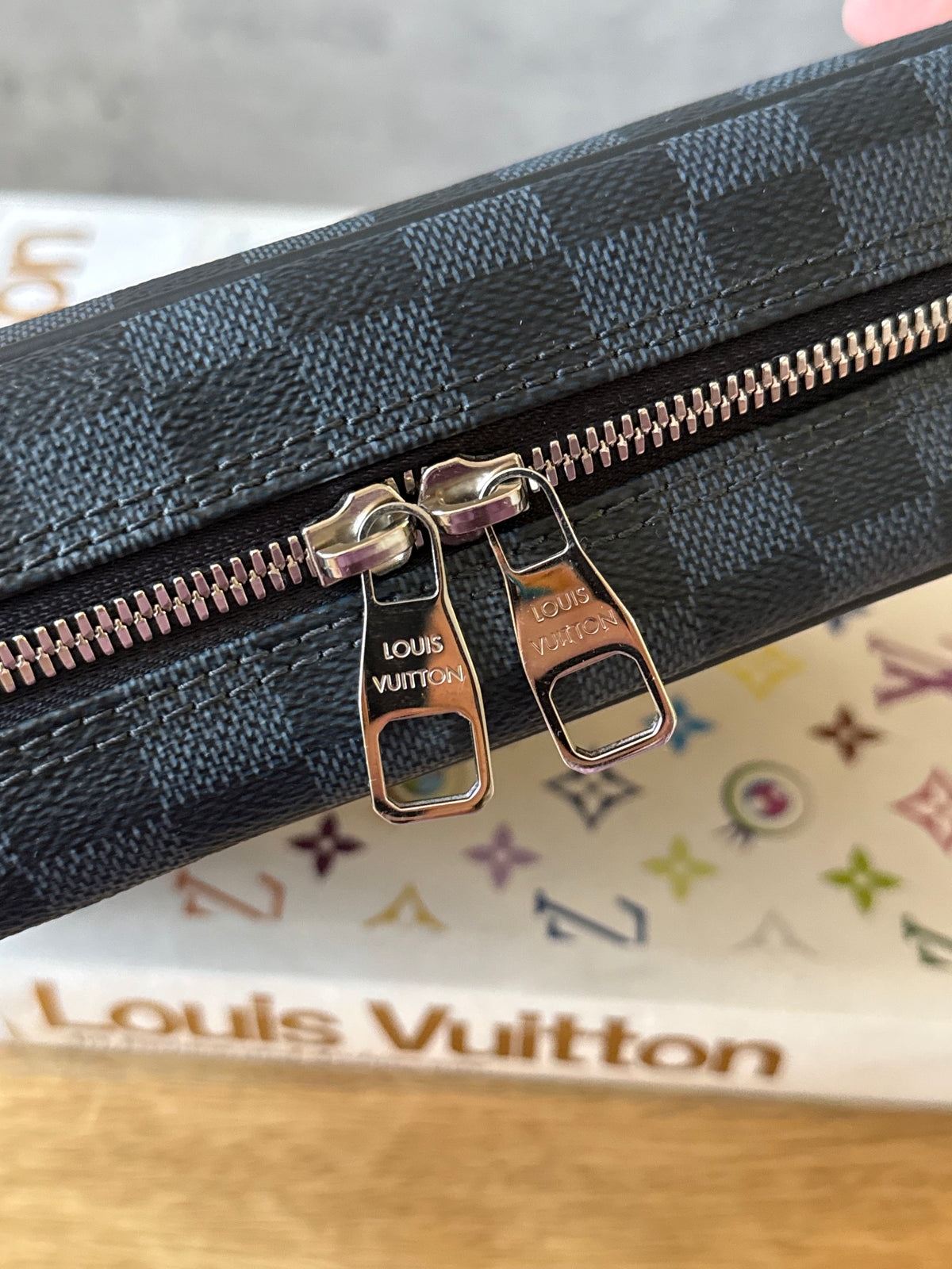 LV Toile GM Graphite Colbalt
