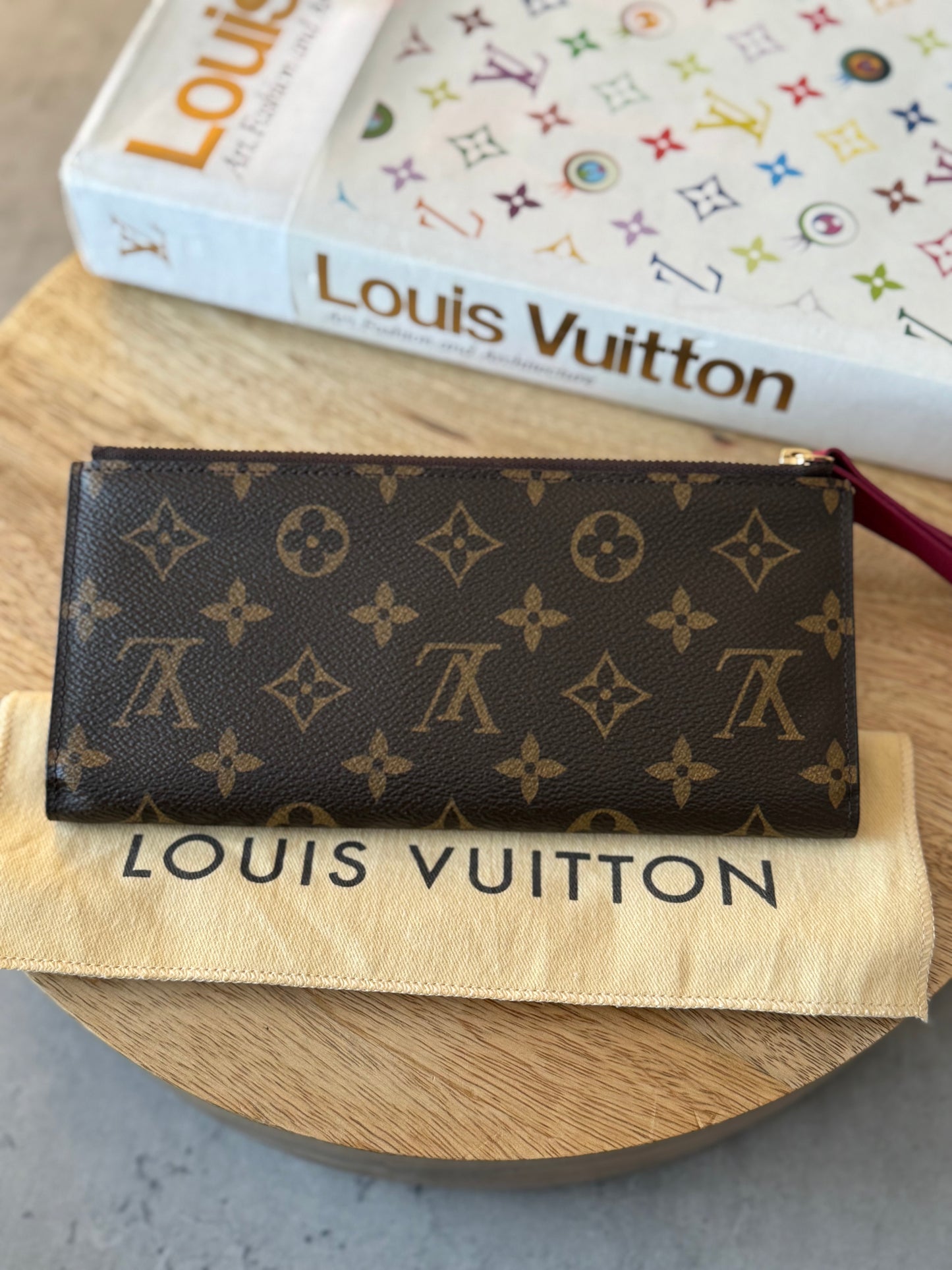 LV Adele Wallet in Fuchsia