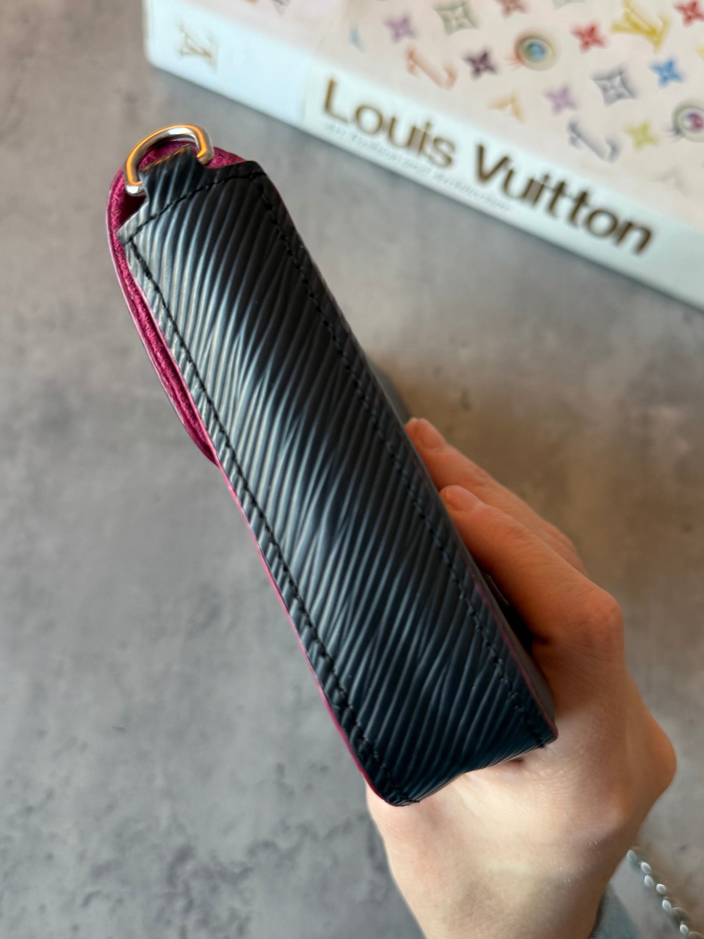 LV Felicie Epi Black & Pink