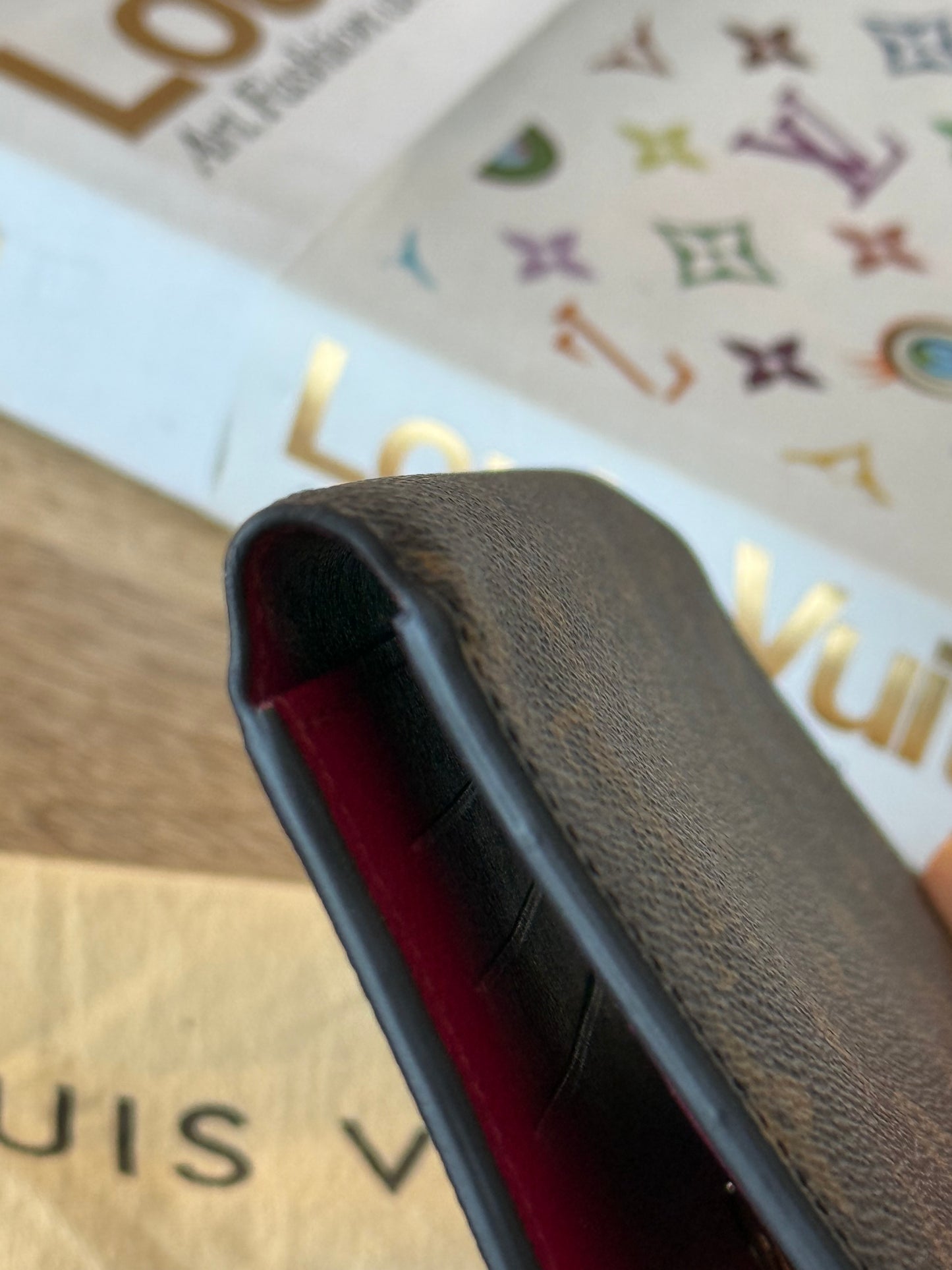 LV Adele Wallet in Fuchsia