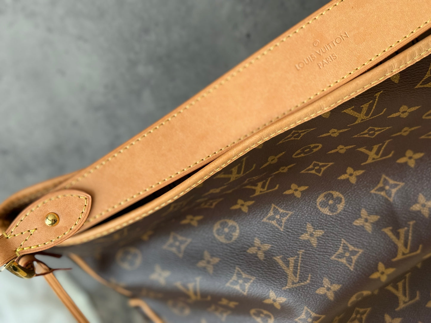 LV Delightful MM Beige