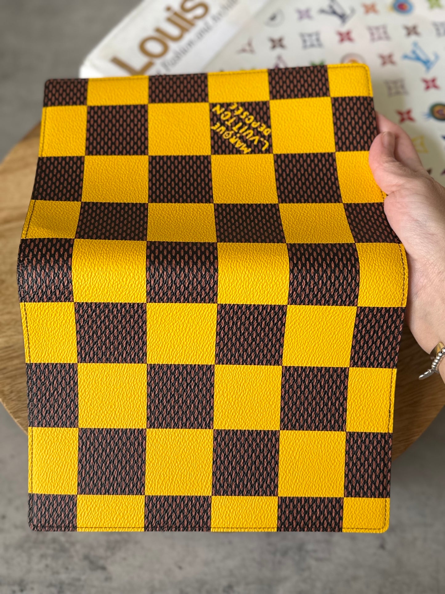 LV Damier Pop Notebook cover